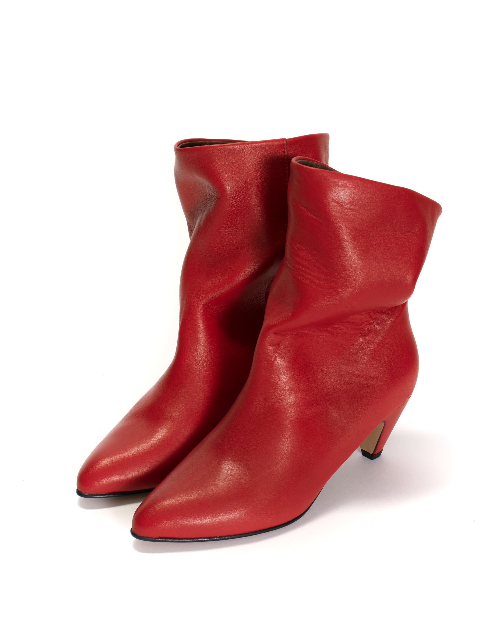 Vully 50 stiletto Soft calf Ruby red