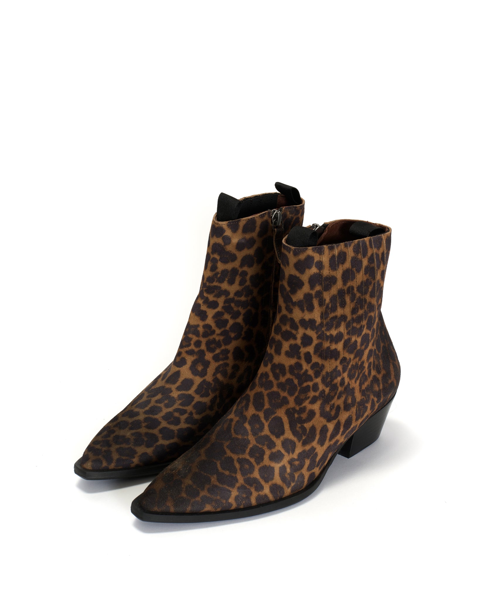 Hachi Calf suede print Leopard