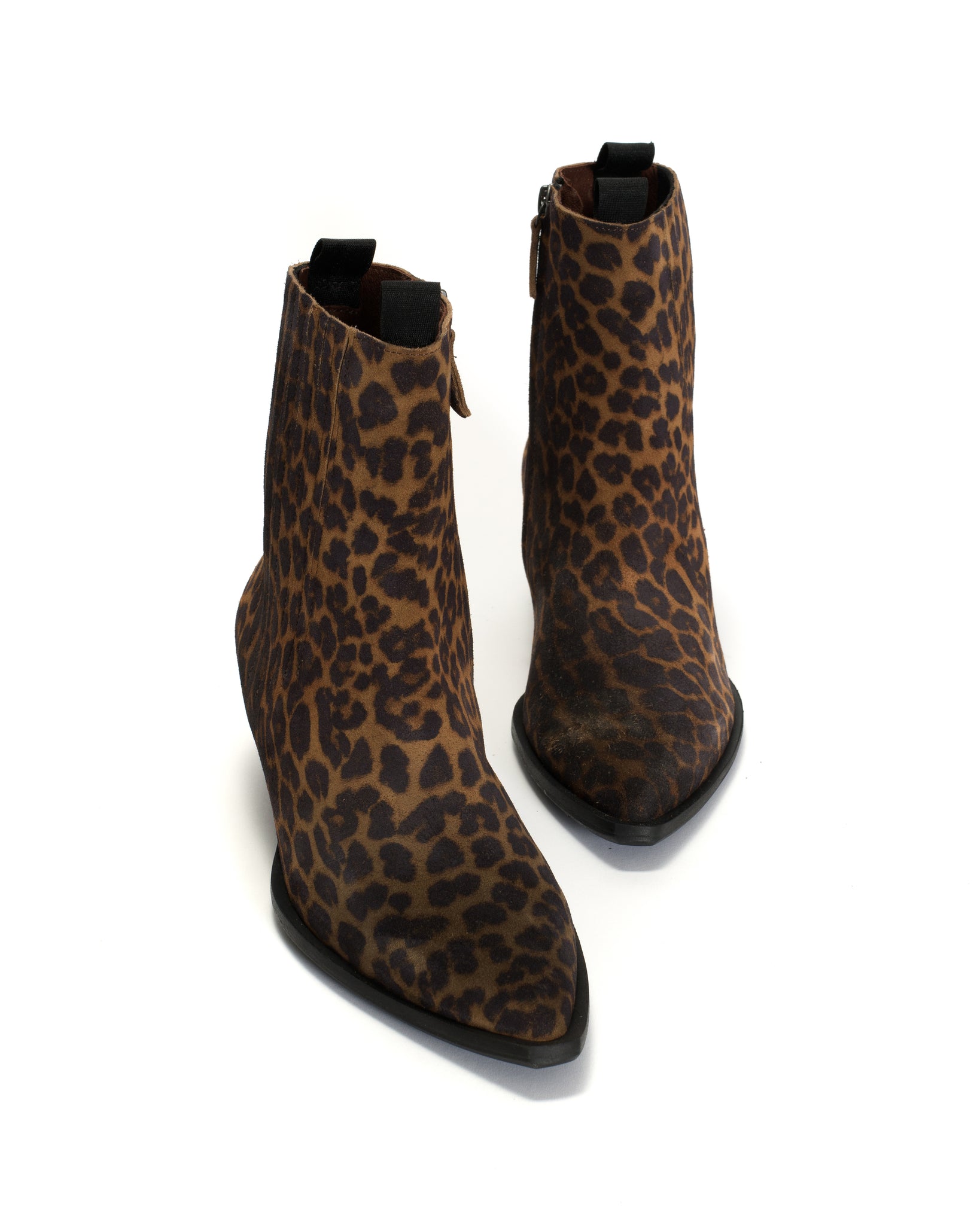 Hachi Calf suede print Leopard