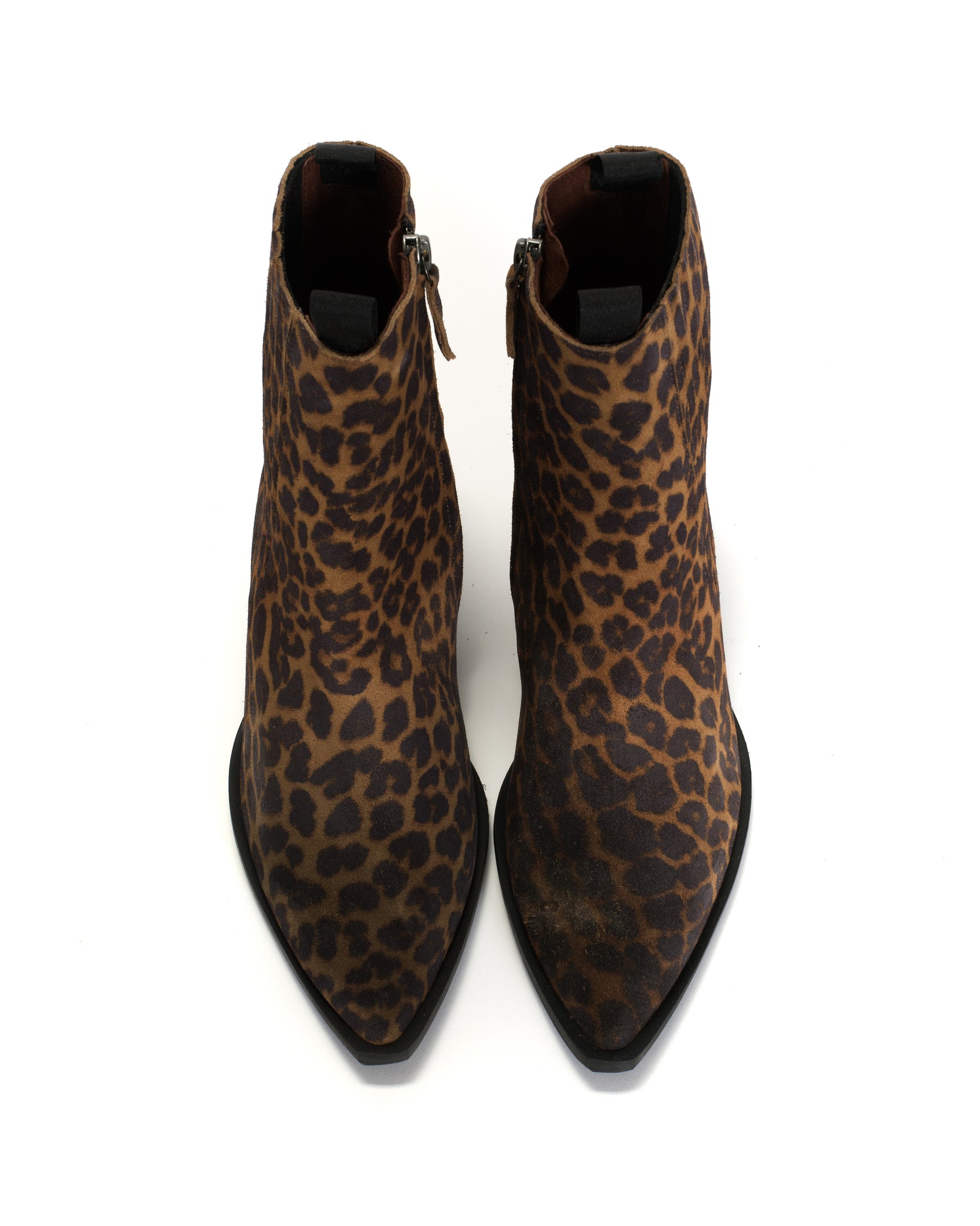 Hachi Calf suede print Leopard