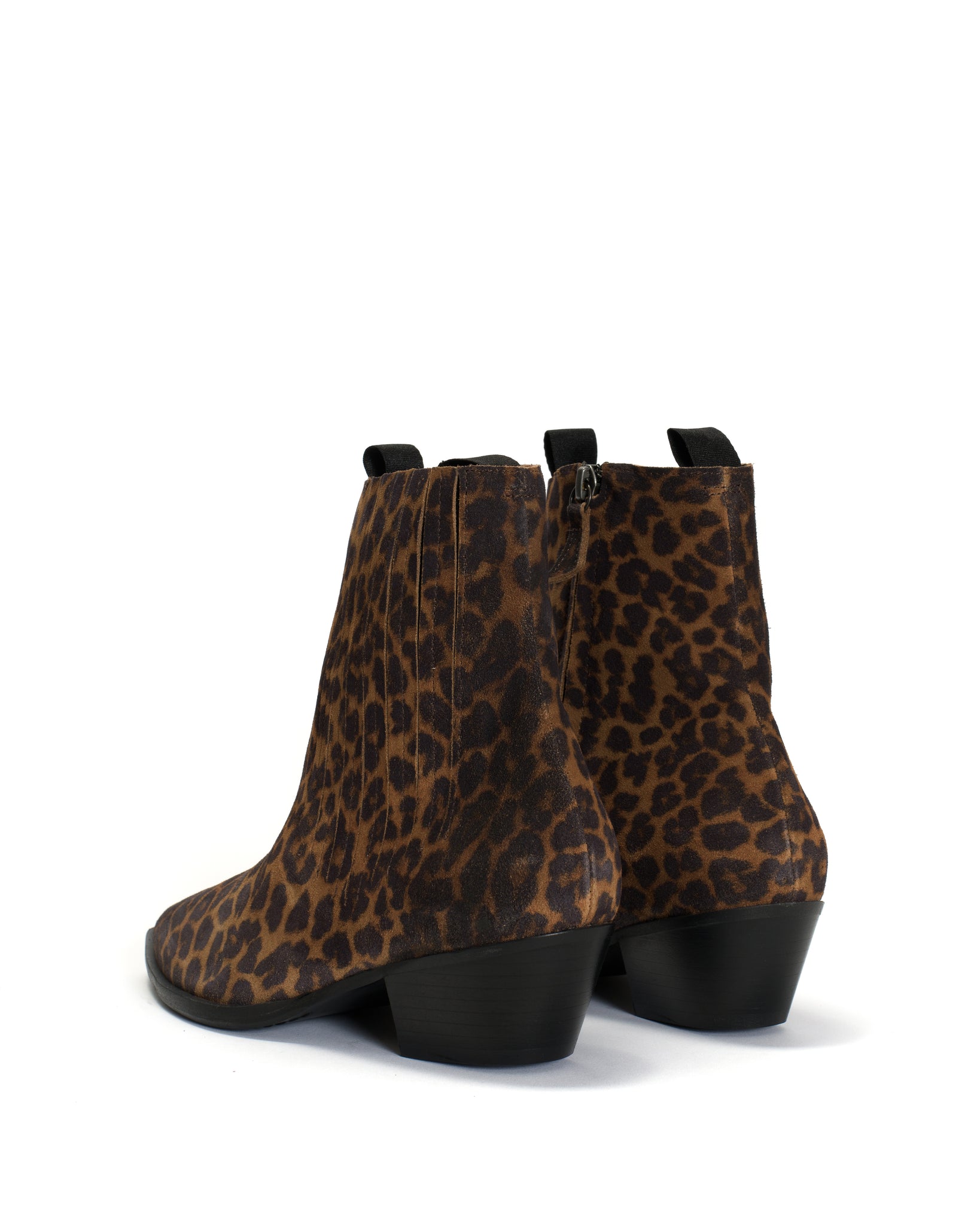 Hachi Calf suede print Leopard