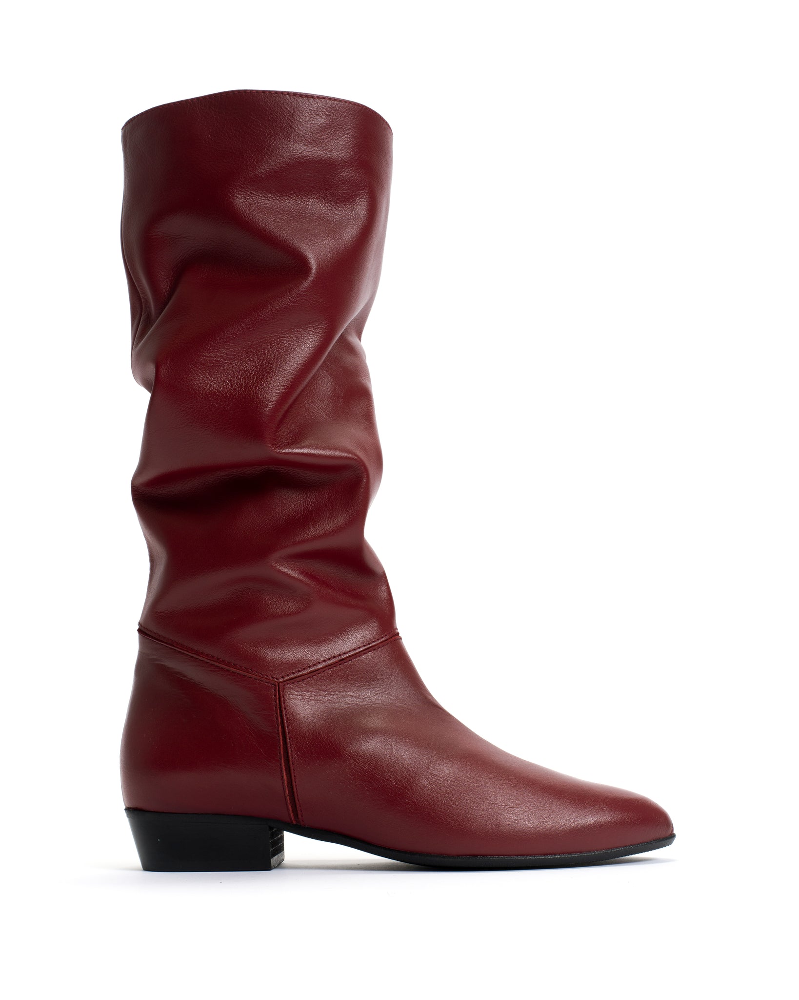 Jasmina 20 Soft calf & suede leather Pomegranate