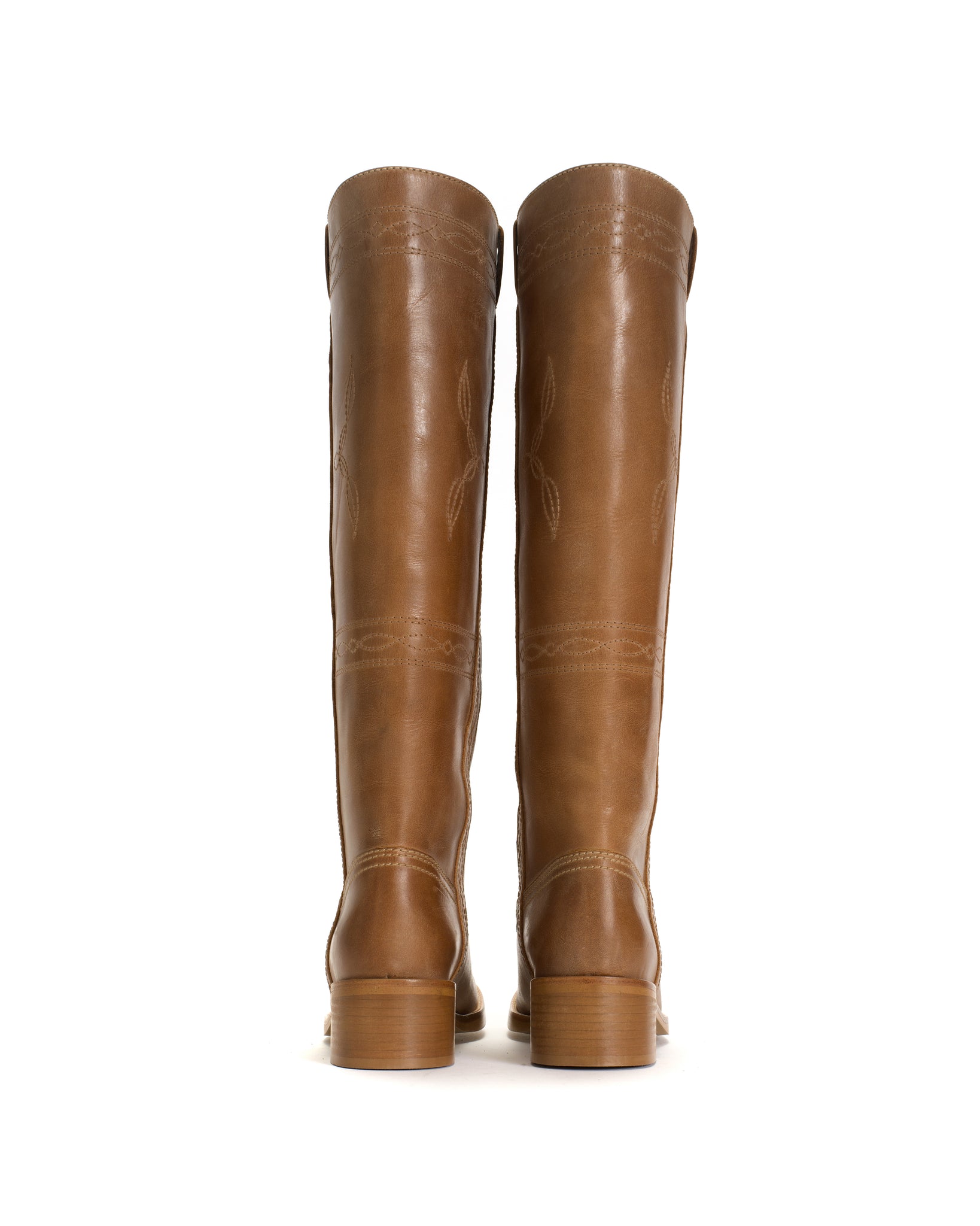 Dico Ann Western stitch Escovado Dark tan