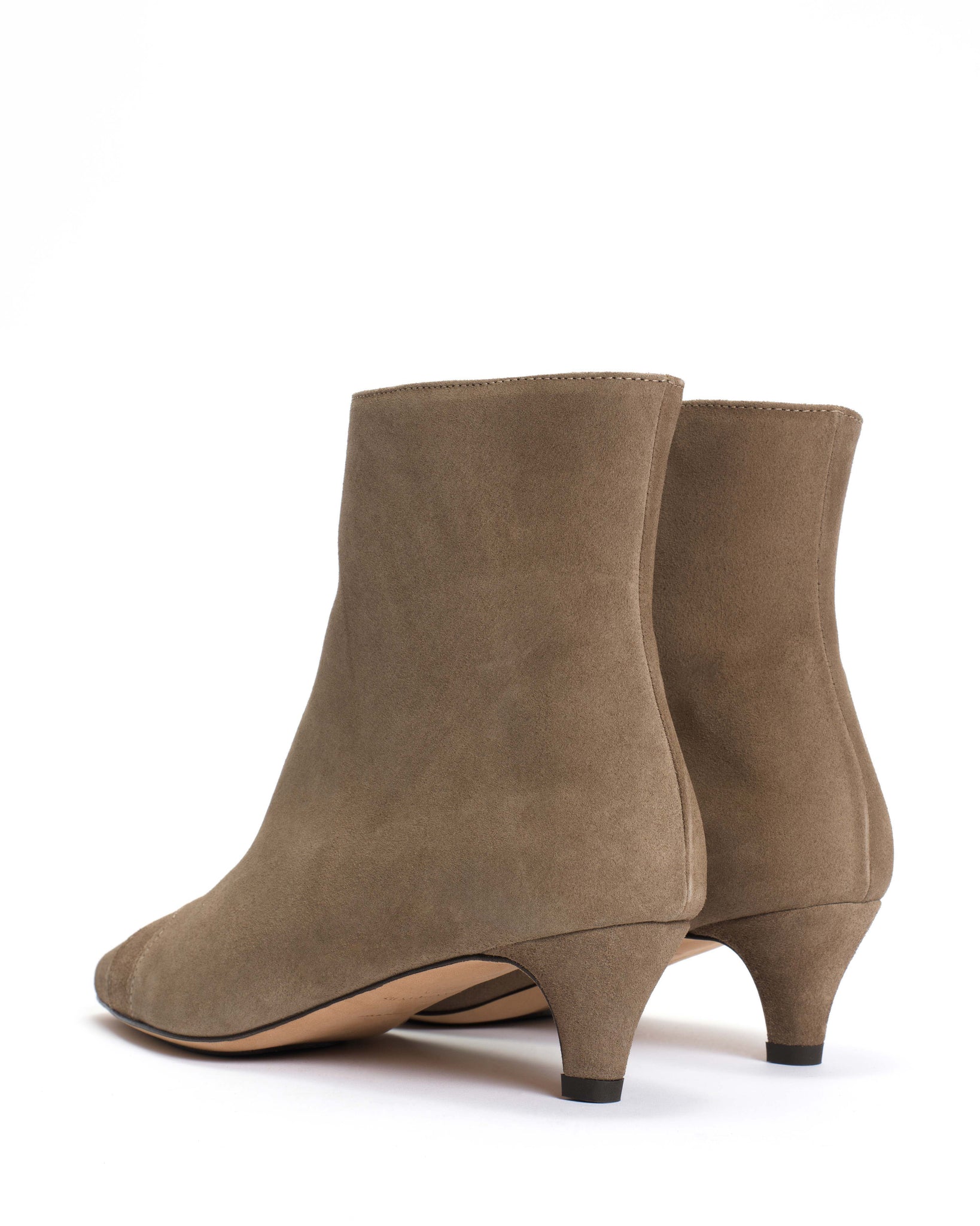 Avy 40 stiletto Calf suede Mushroom