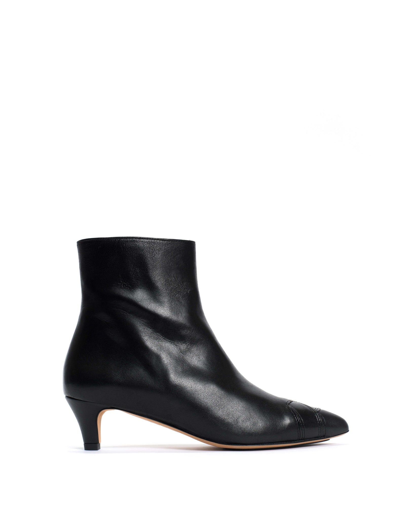 Avy 40 stiletto Silky calf Black