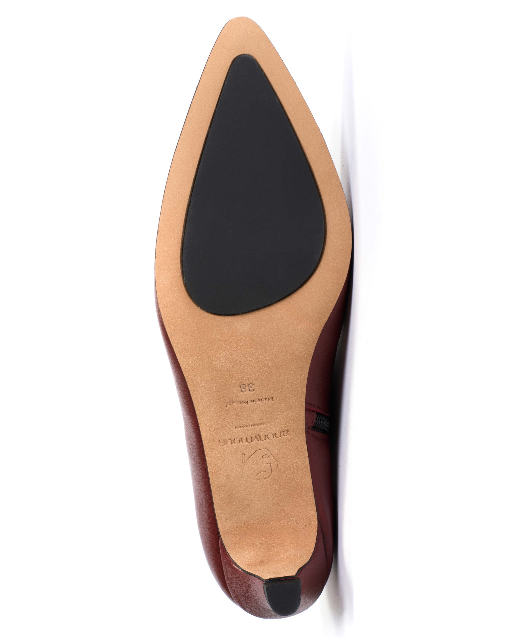 Avy 40 stiletto Silky calf Pomegranate