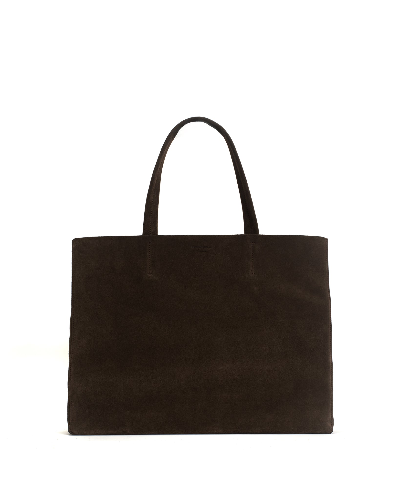 Ruba shopper Calf suede Coffee brown - Anonymous Copenhagen