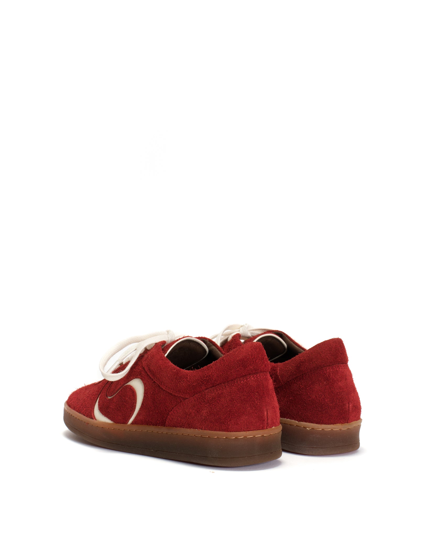 Blaire Plushed calf suede Ruby red