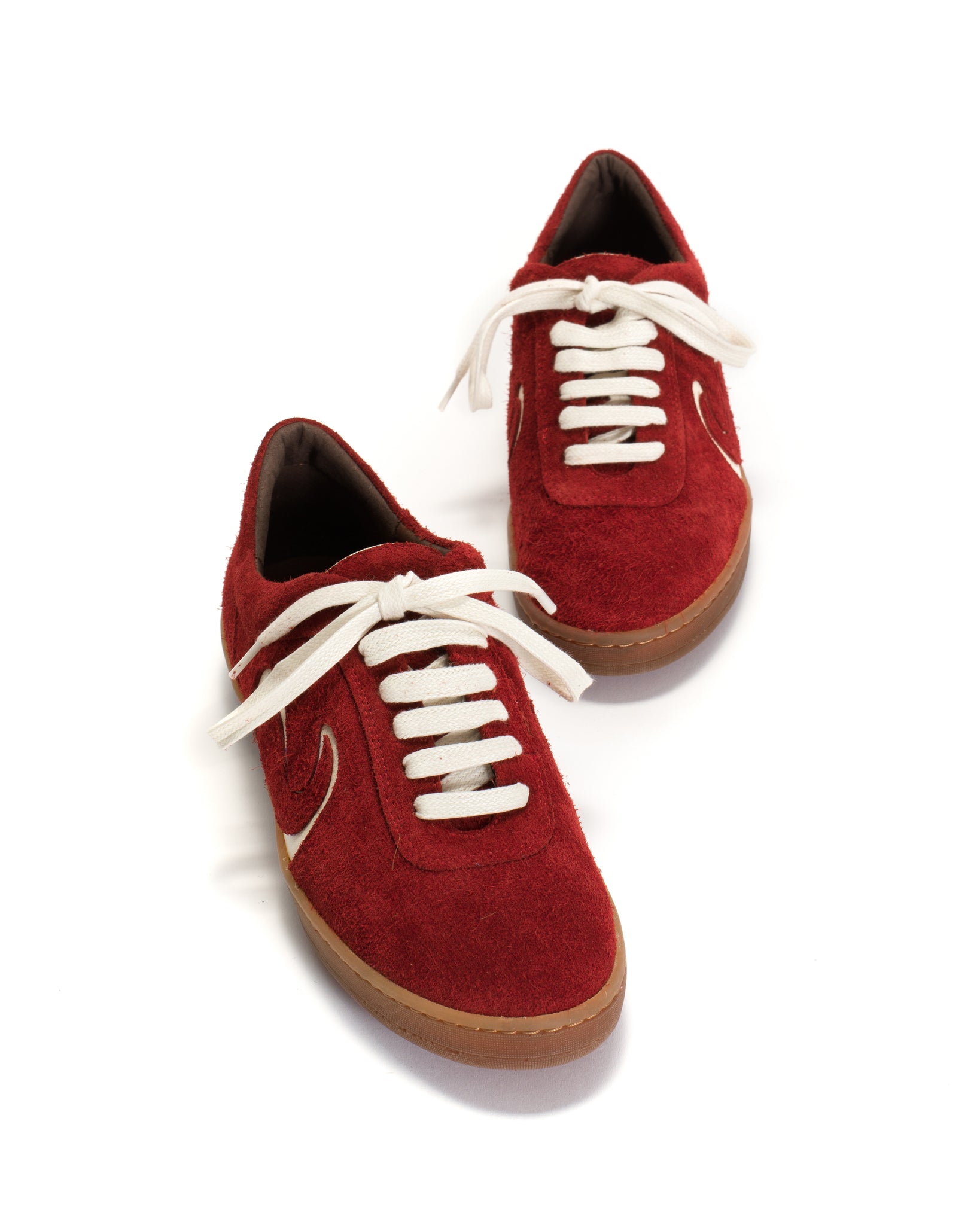 Blaire Plushed calf suede Ruby red