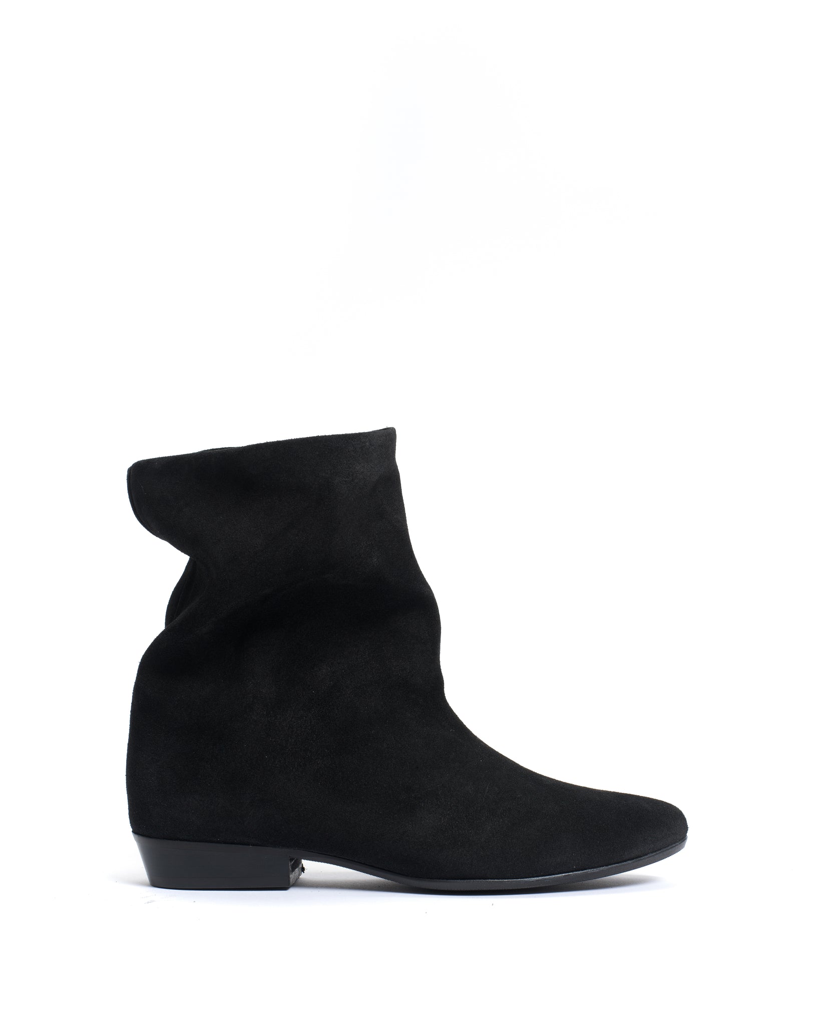 Vully 20 flat Calf suede Black