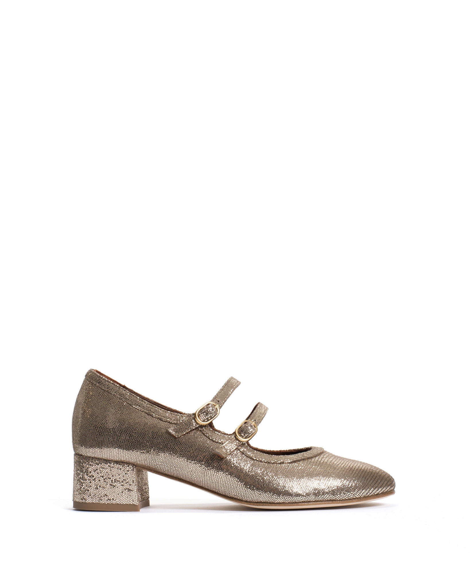 Balie 40 Lizard metallic goat Vintage champagne