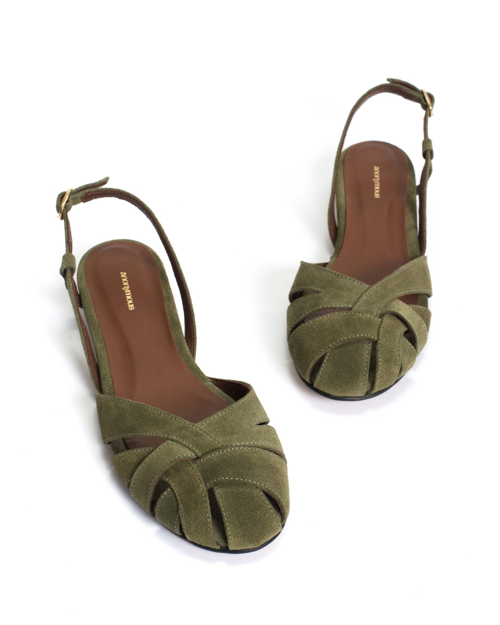 Banie 20 Calf suede Olive green