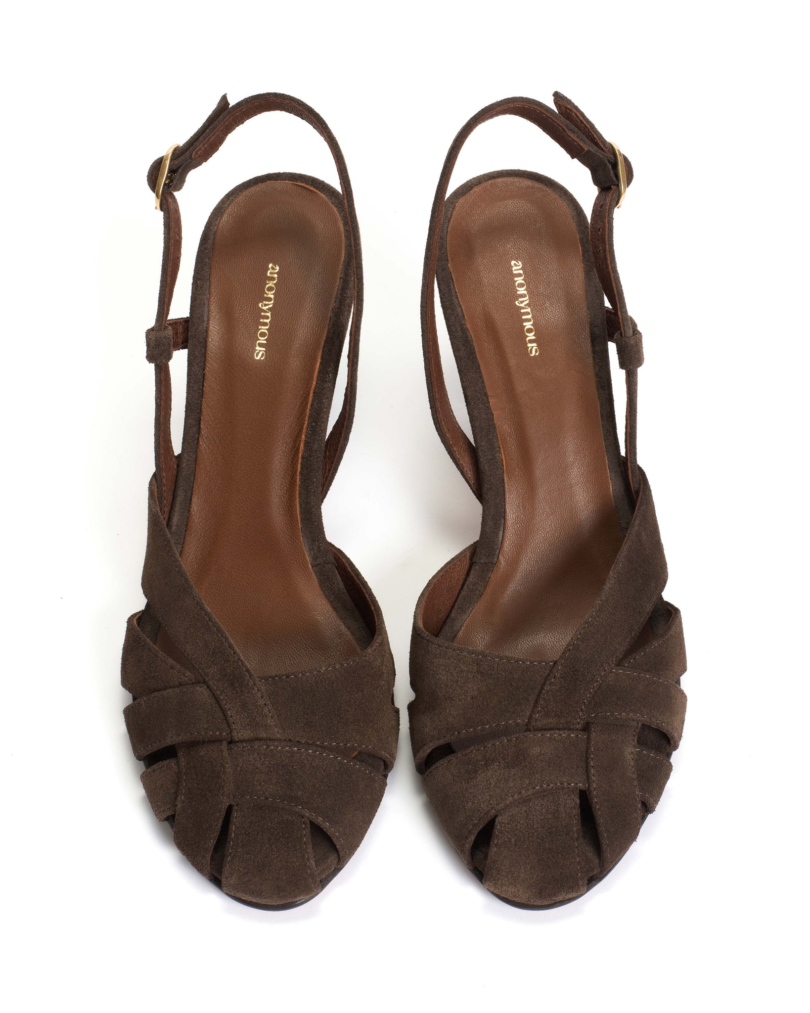 Banie 75 Calf suede Coffee brown