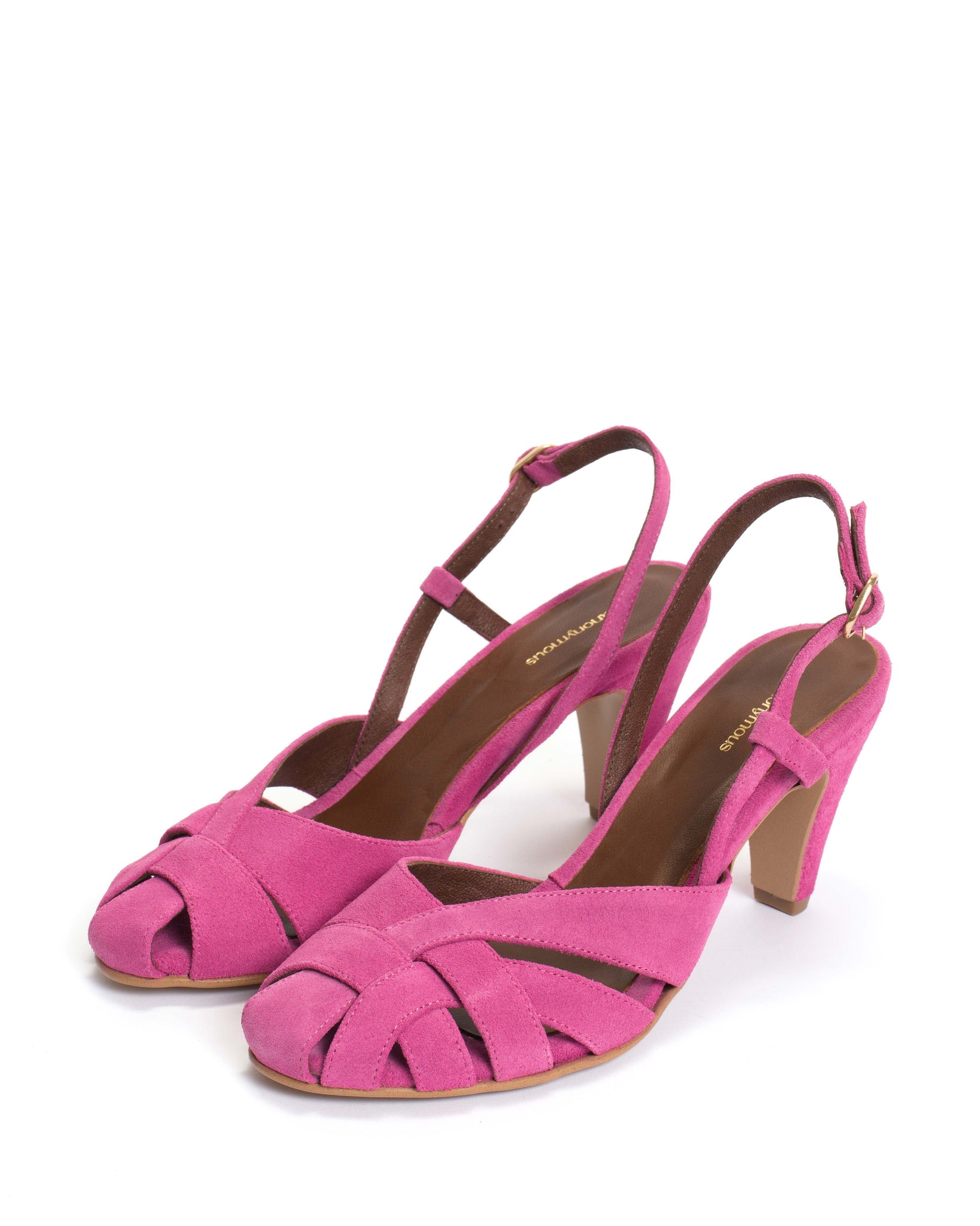 Banie 75 Calf suede Raspberry sorbet