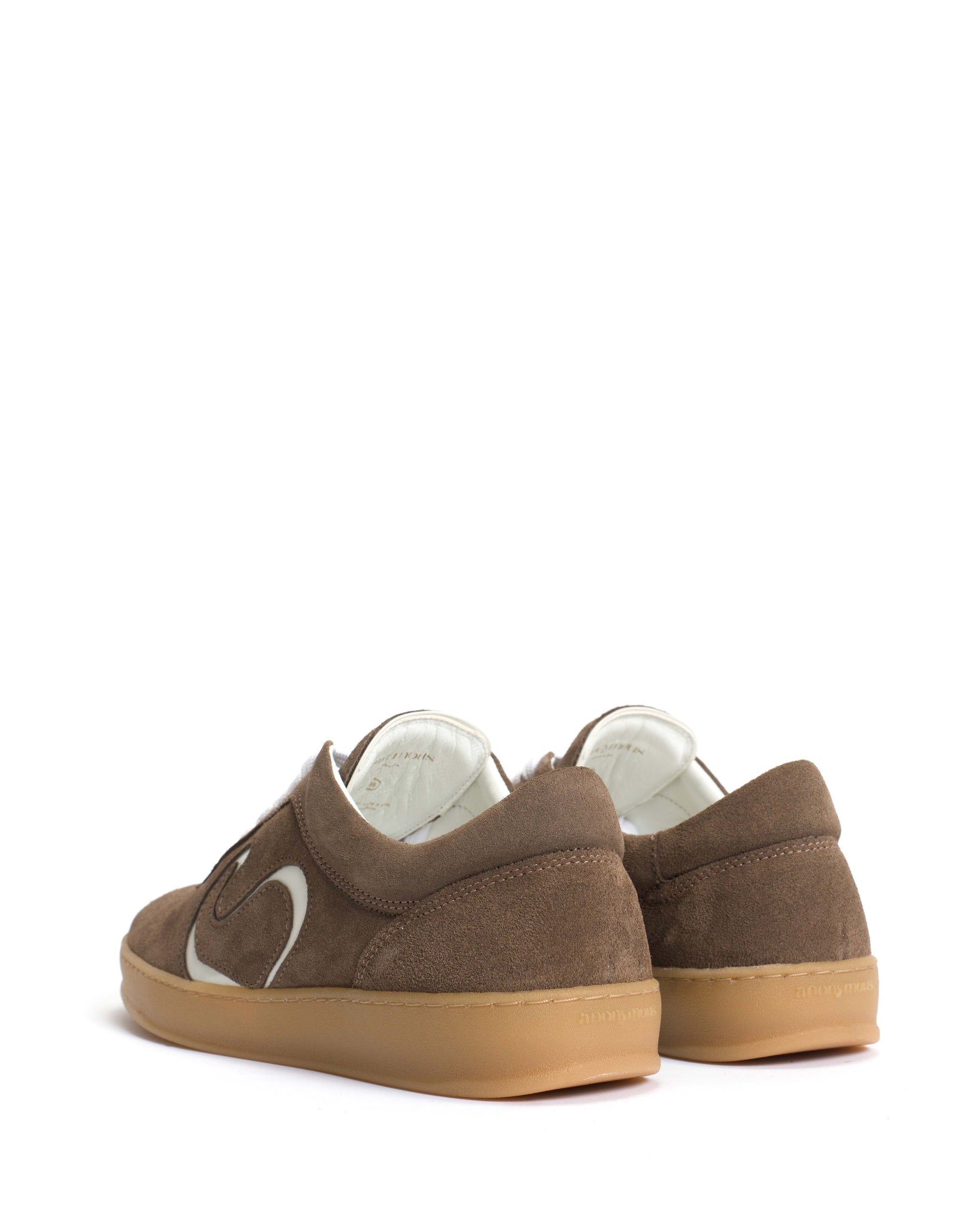 Blaire Calf suede & polished soft calf Mushroom & sand white