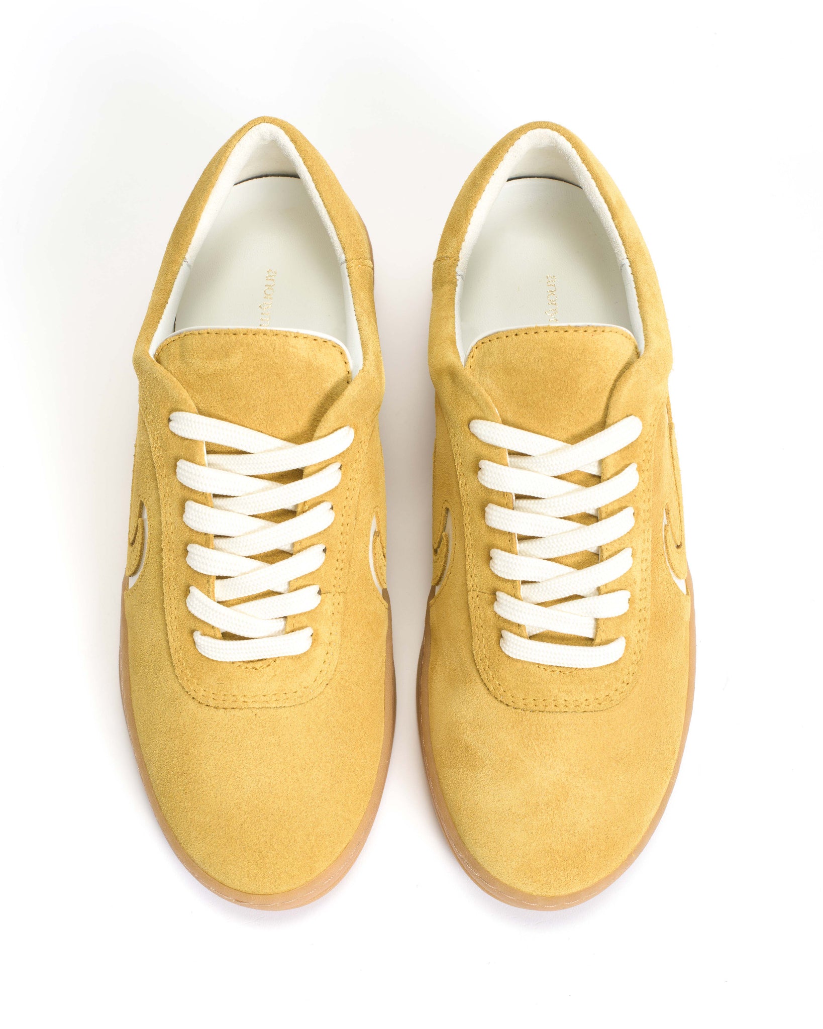 Blaire Calf suede & polished soft calf Pineapple ice & sand white