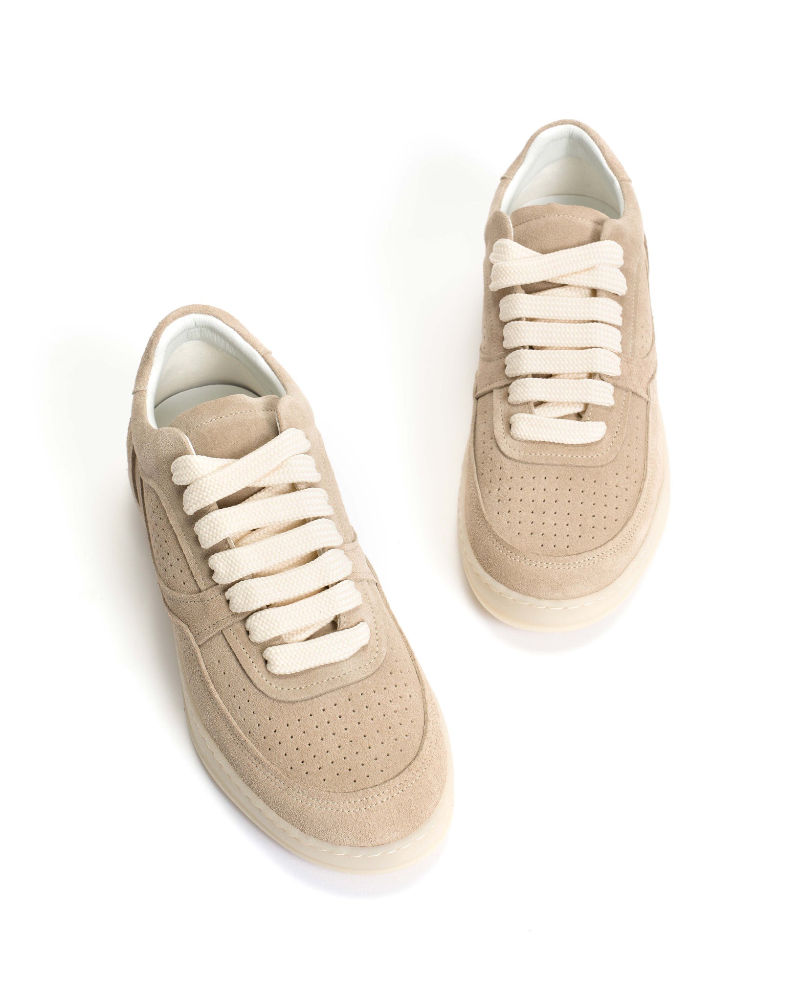 Elevate Calf suede White sand