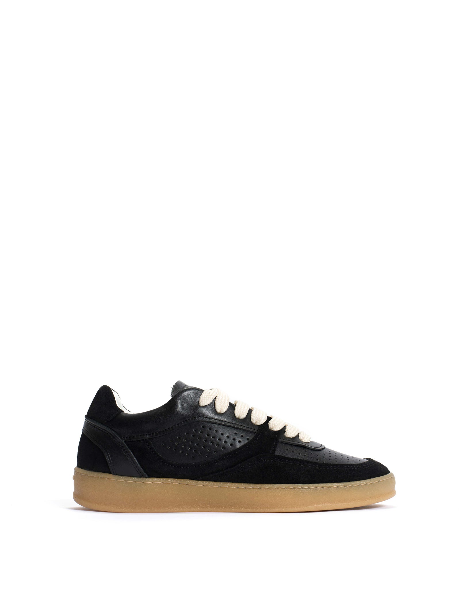 Elevate Soft calf & suede leather Black