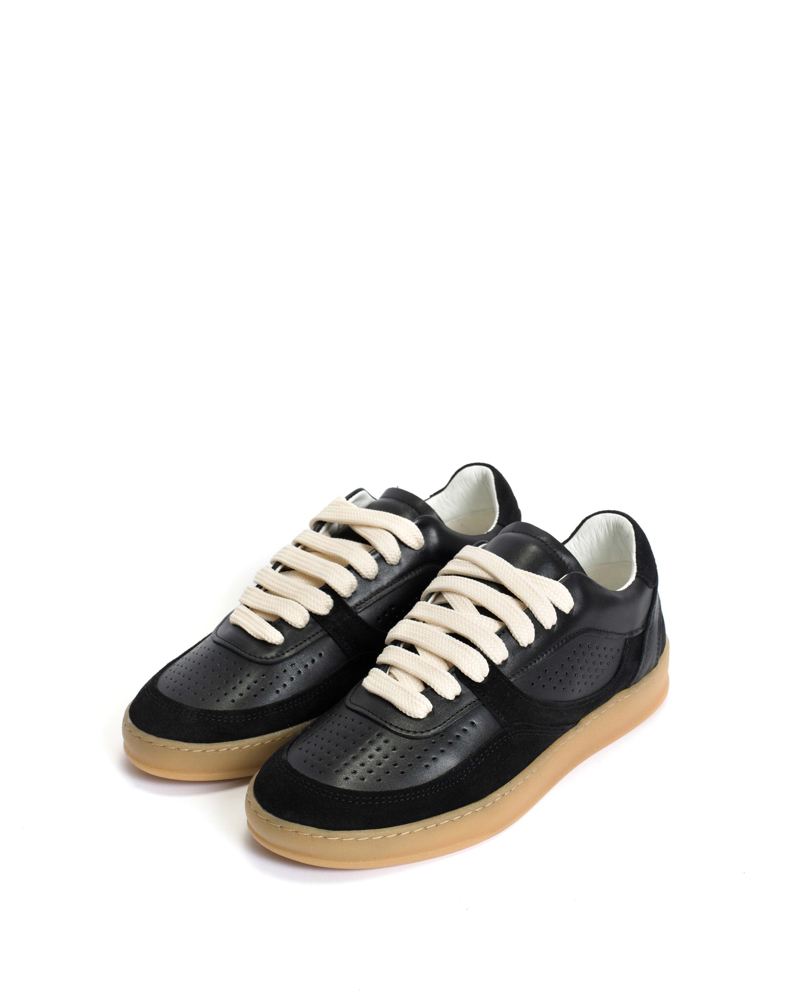 Elevate Soft calf & suede leather Black