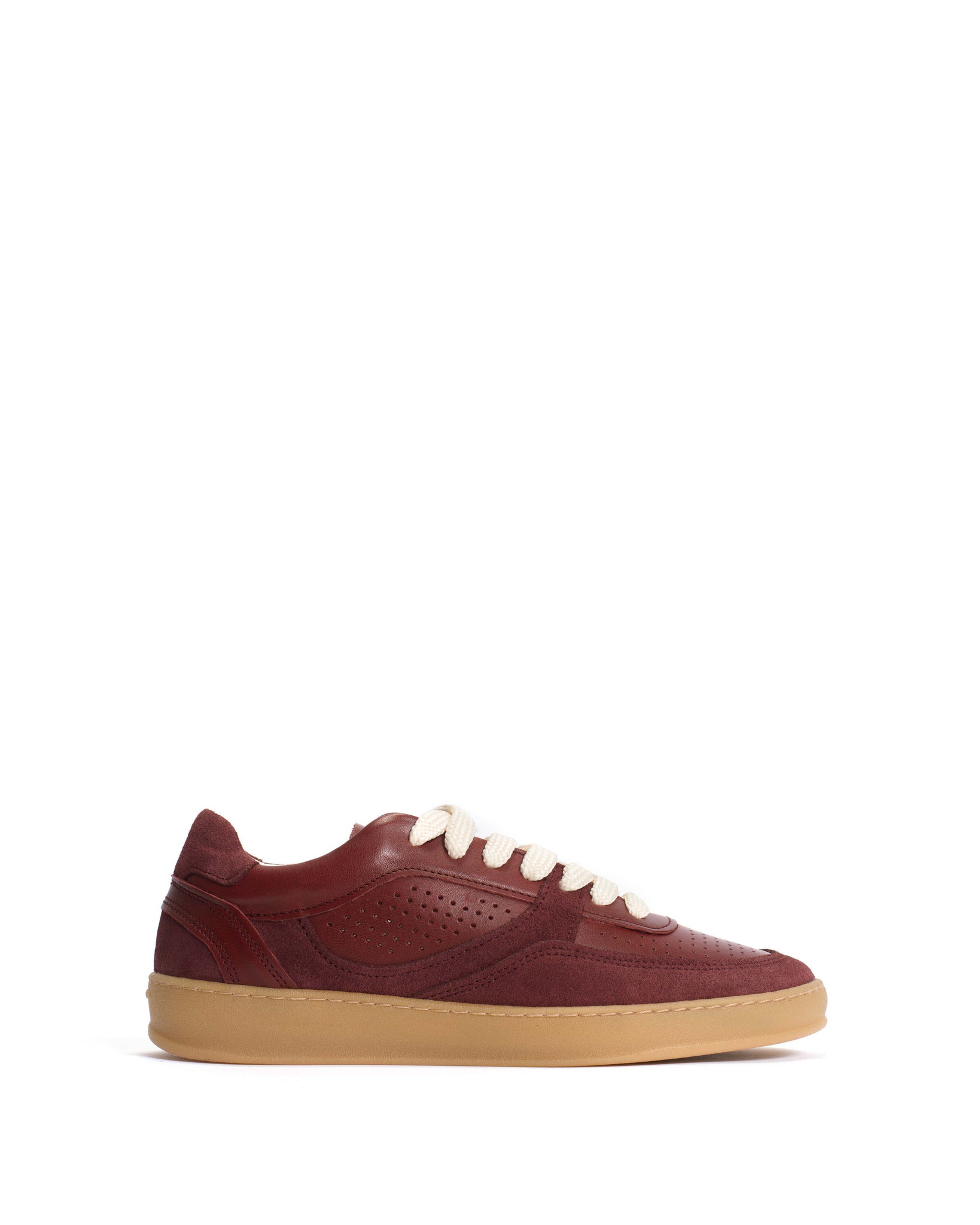 Elevate Soft calf & suede leather Pomegranate