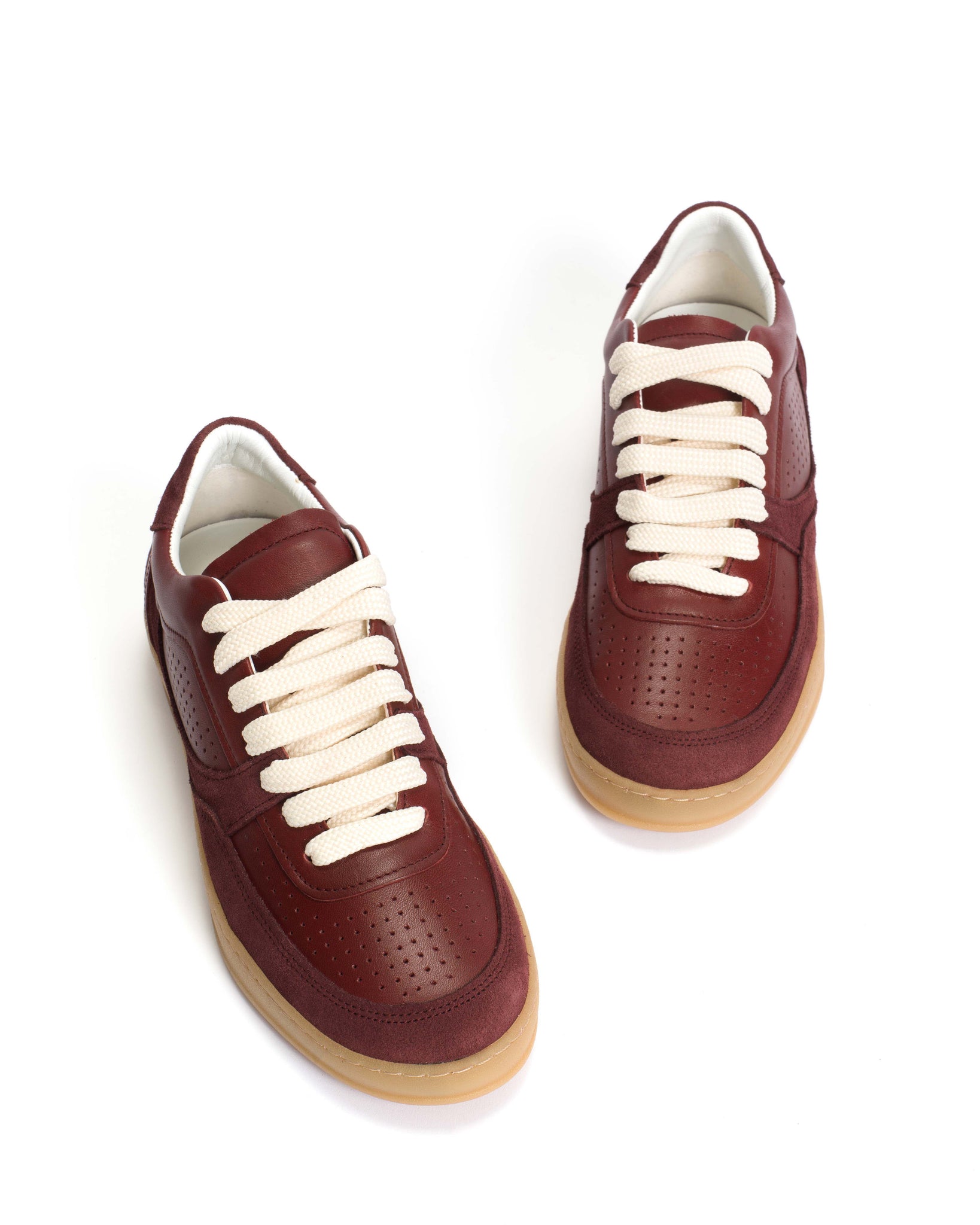 Elevate Soft calf & suede leather Pomegranate