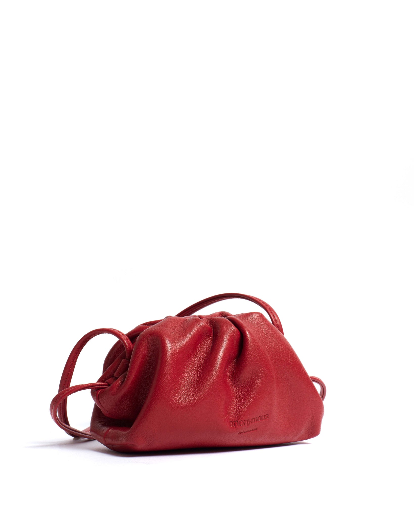 Enuice petite purse Silky lamb Ruby red