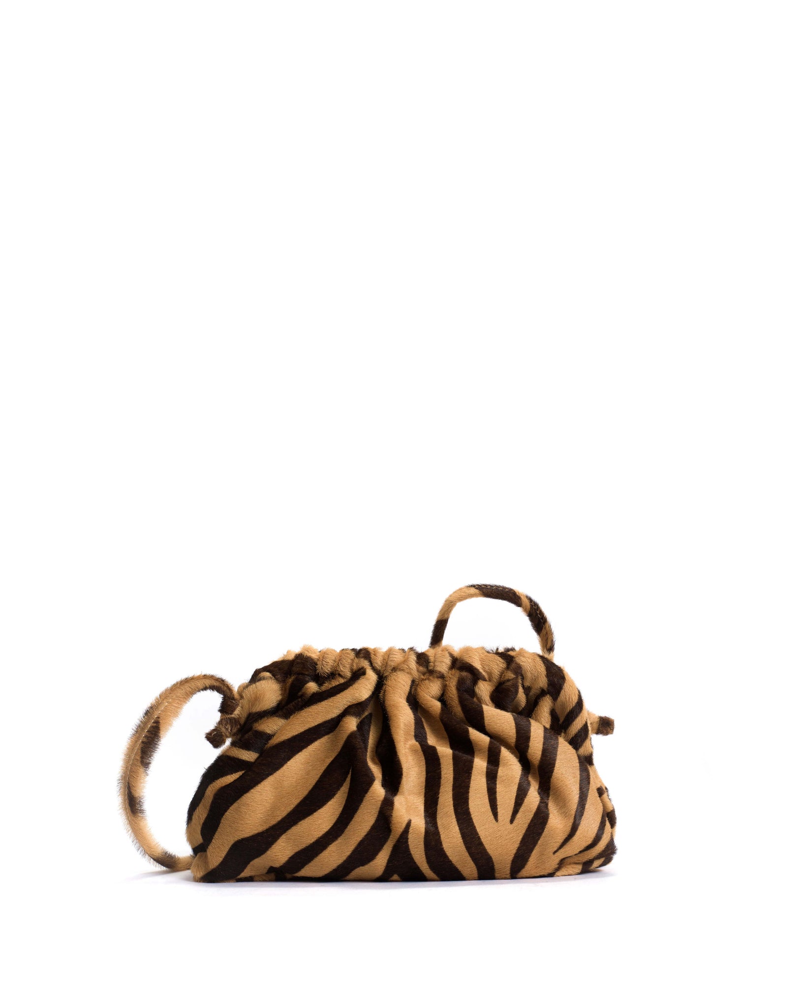 Hally grand cloud bag Calf hair Tiger