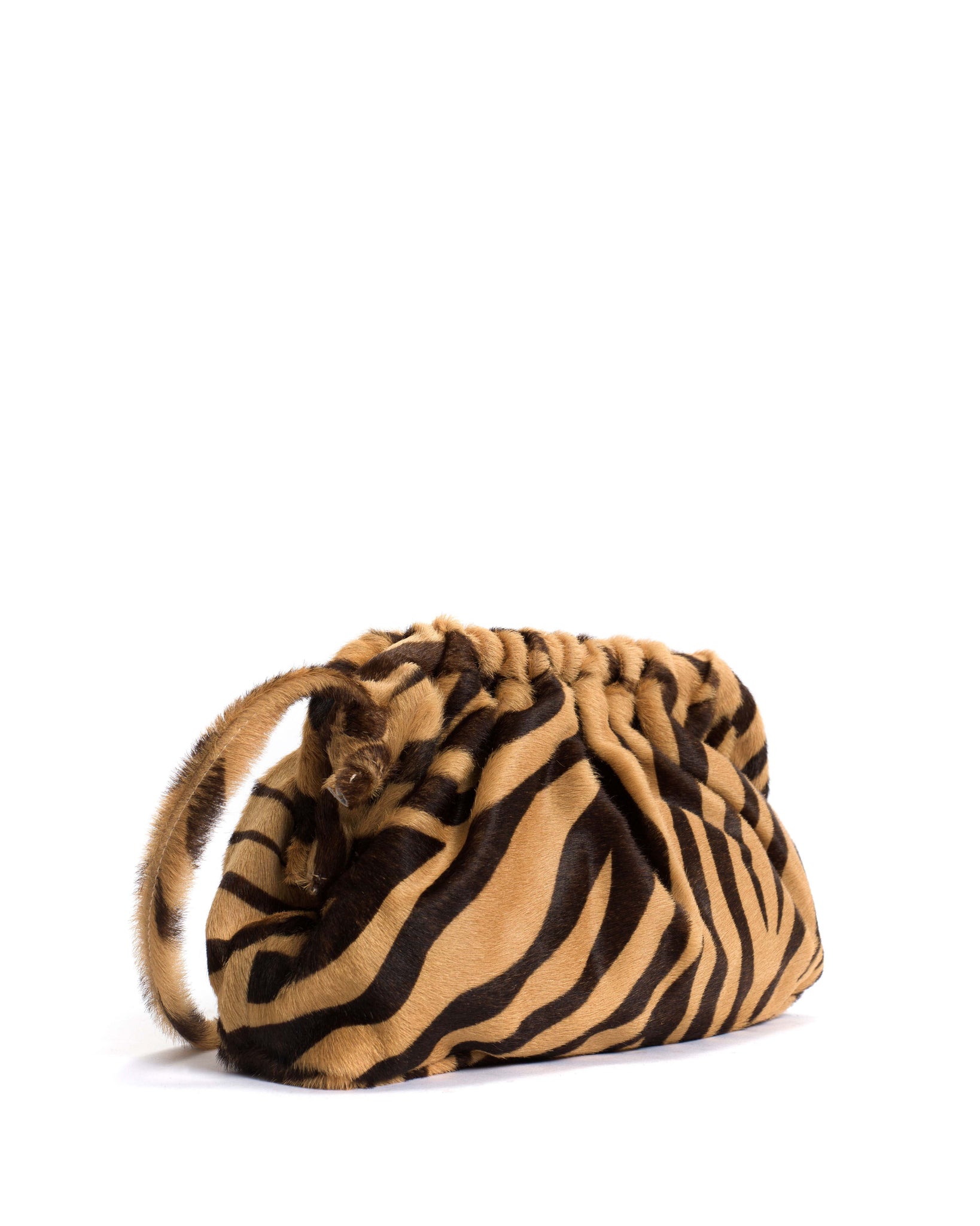 Hally grand cloud bag Calf hair Tiger