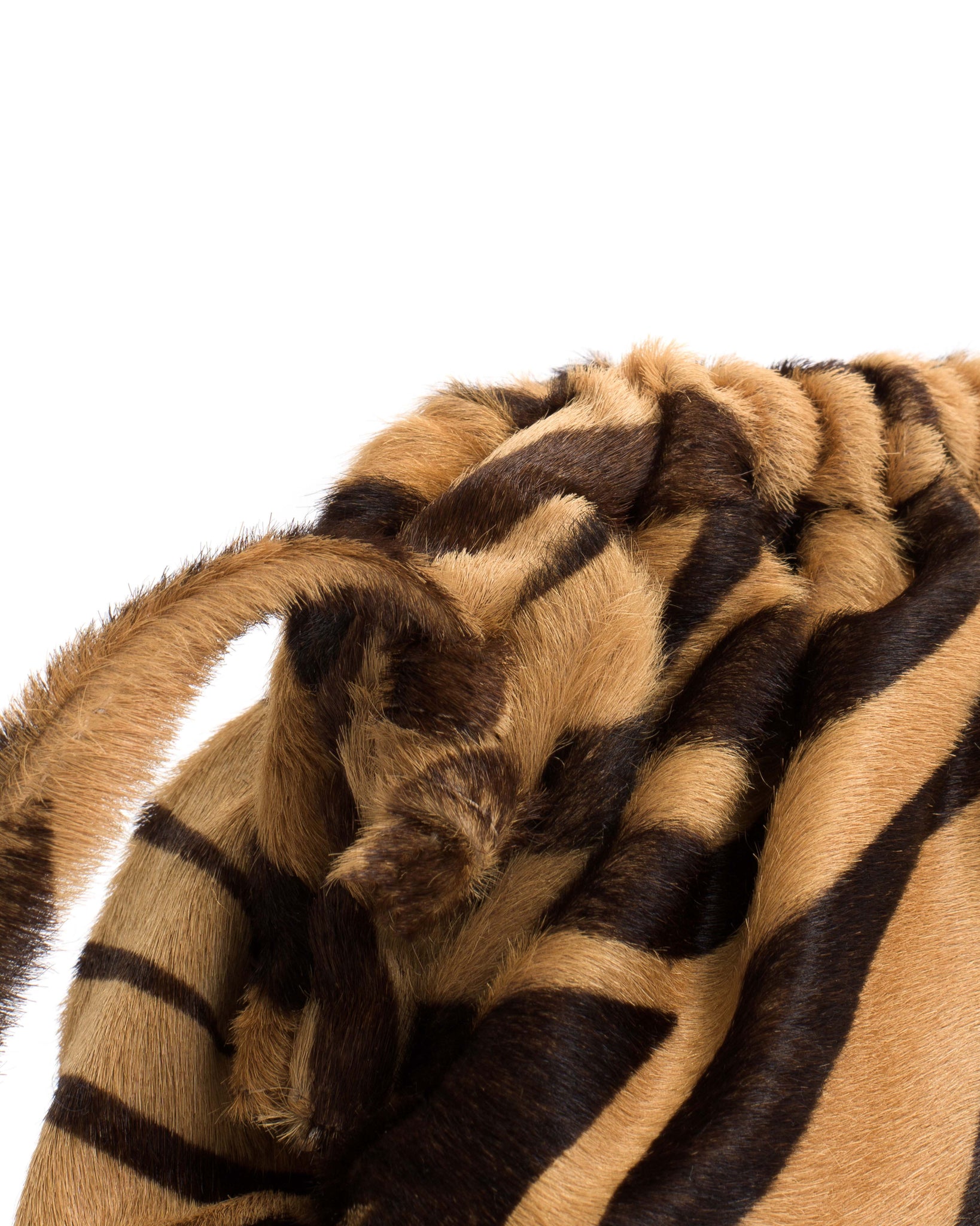 Hally grand cloud bag Calf hair Tiger