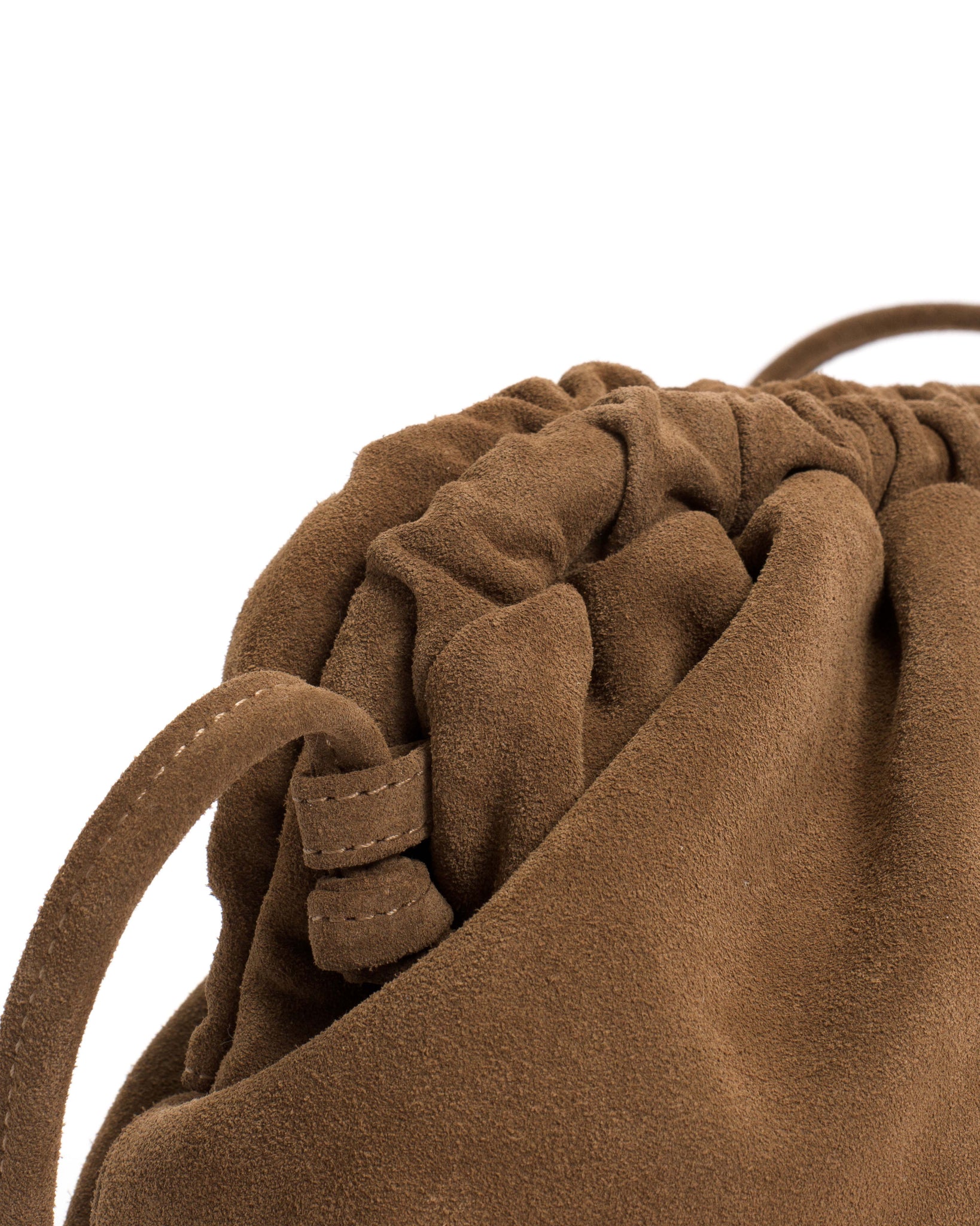 Hally grand cloud bag Calf suede Cinnamon