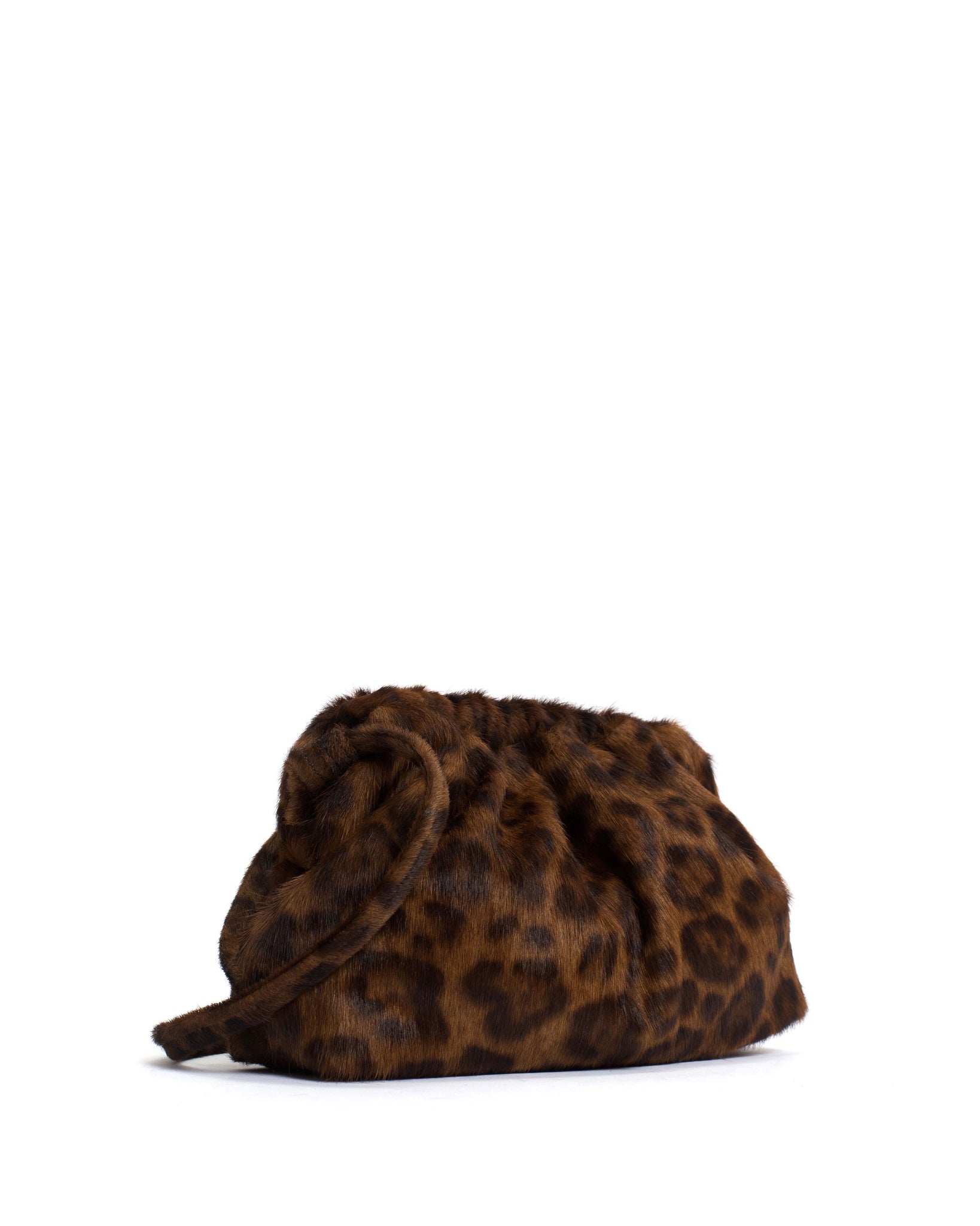 Hally petite cloud bag Calf hair Leopard