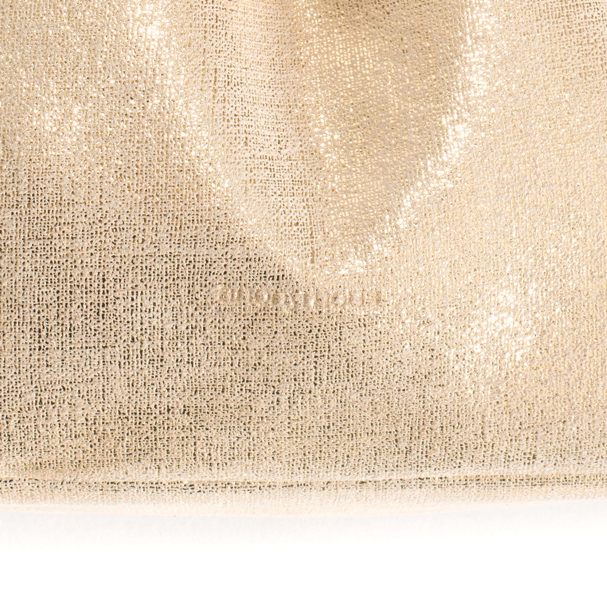 Hally petite cloud bag Linen metallic goat Gold - Anonymous Copenhagen