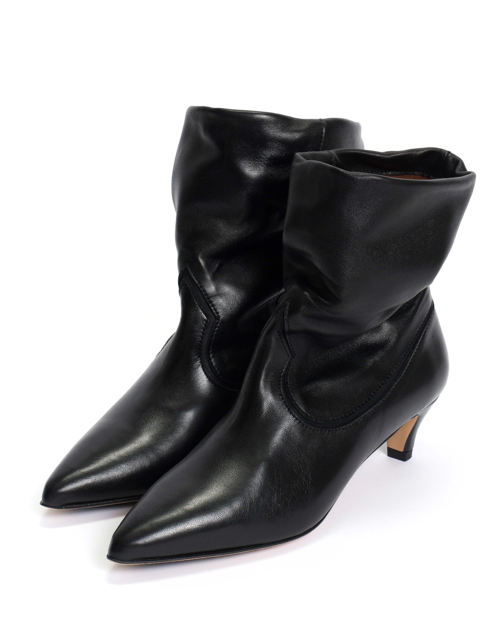 Hicha 40 stiletto Silky calf Black