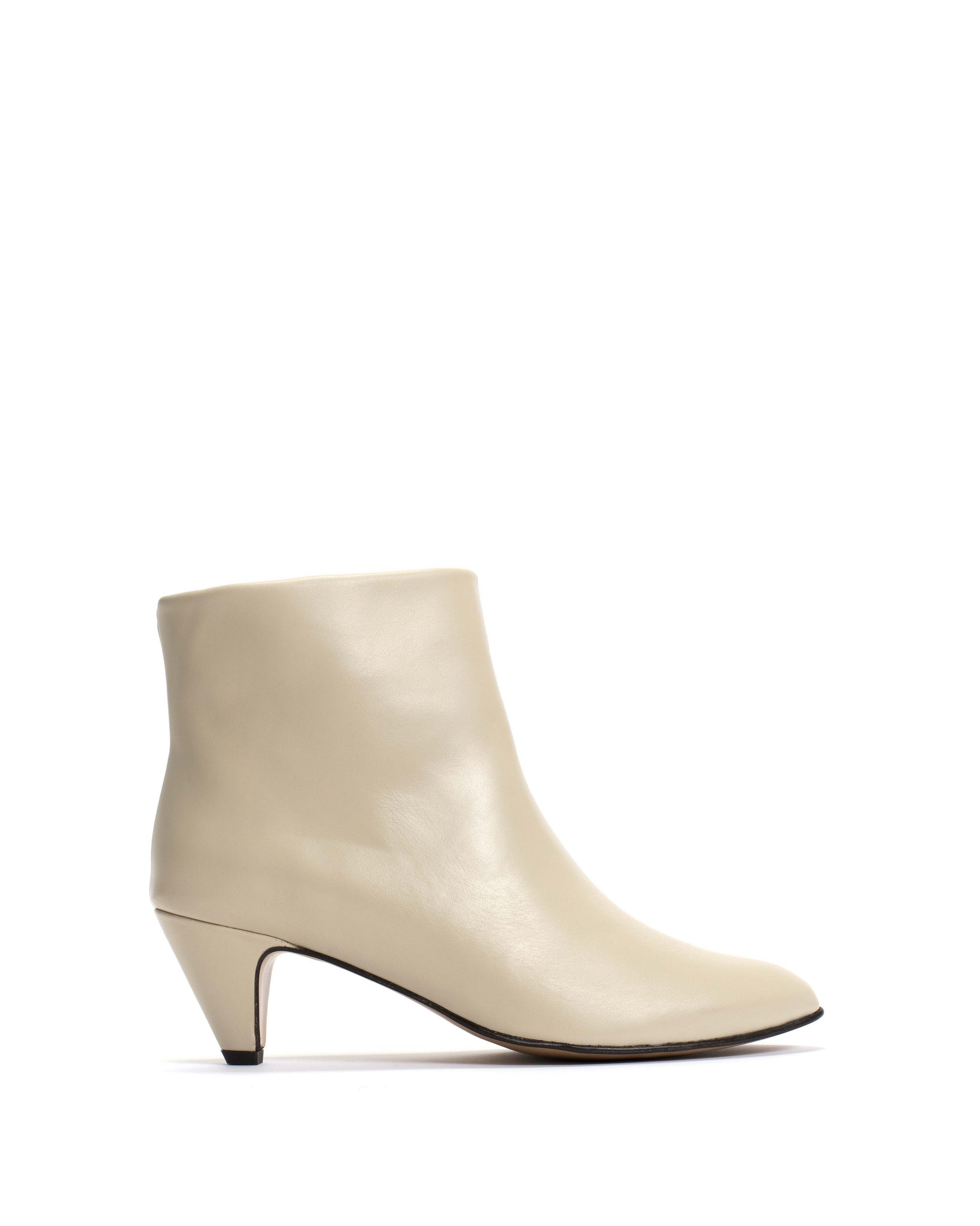 Hilly 50 stiletto Soft calf White sand