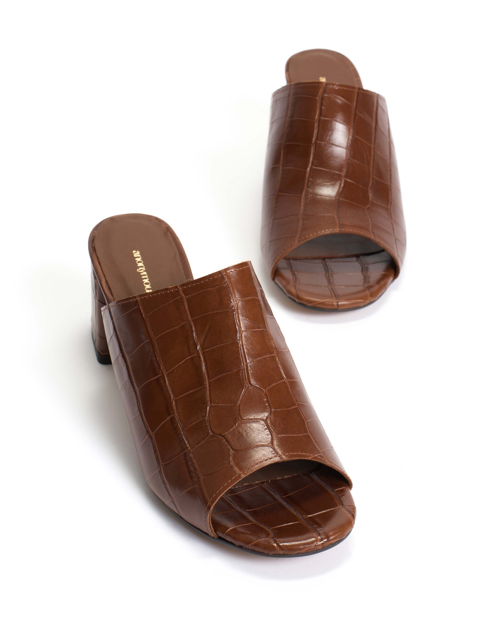 Horizon 55 Croco calf Chocolate