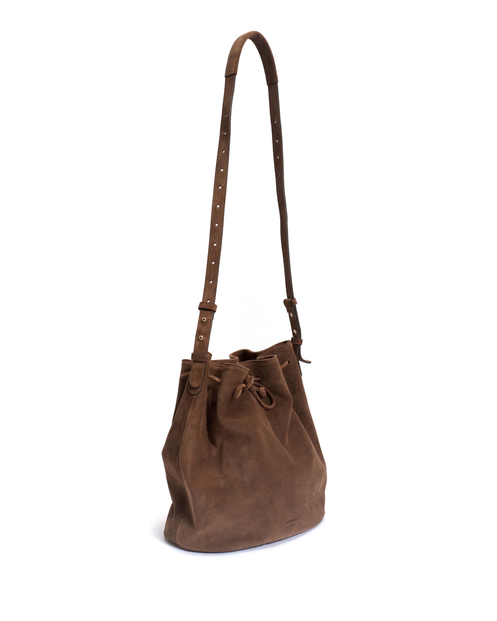 Kacey grand bucket bag Calf suede Coconut