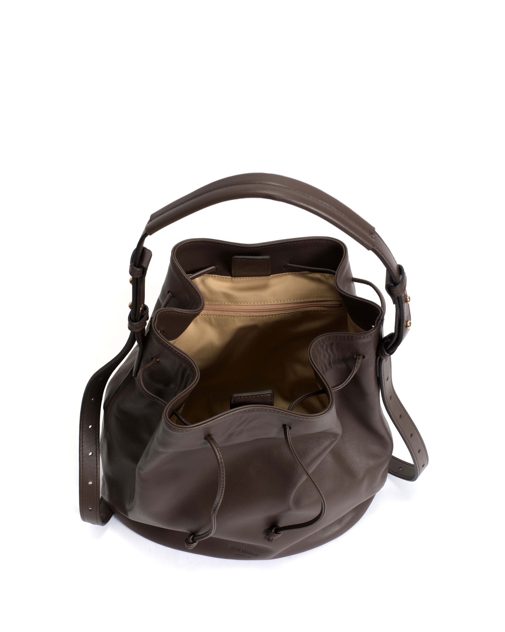 Kacey grand bucket bag Soft calf Coffee brown