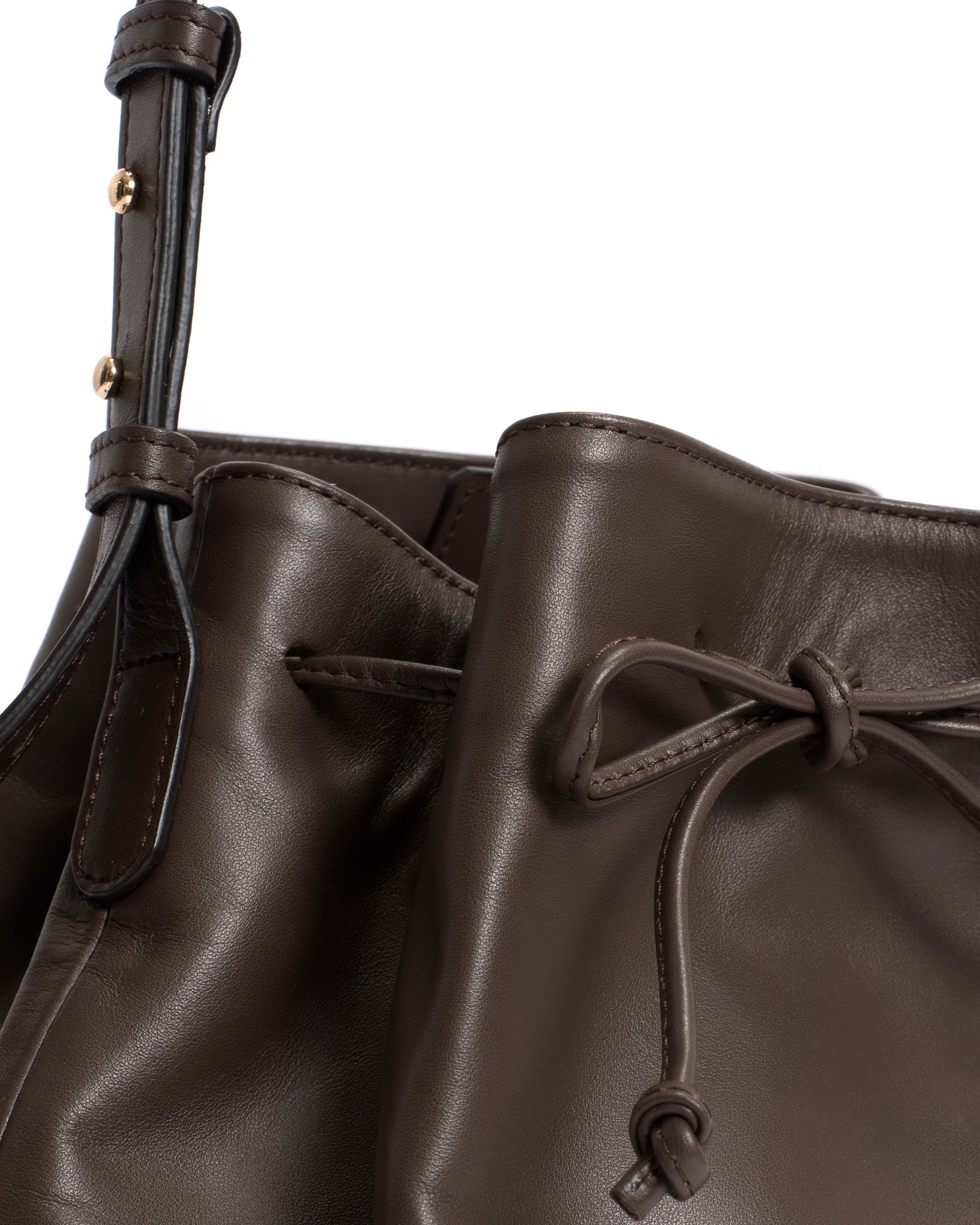 Kacey grand bucket bag Soft calf Coffee brown