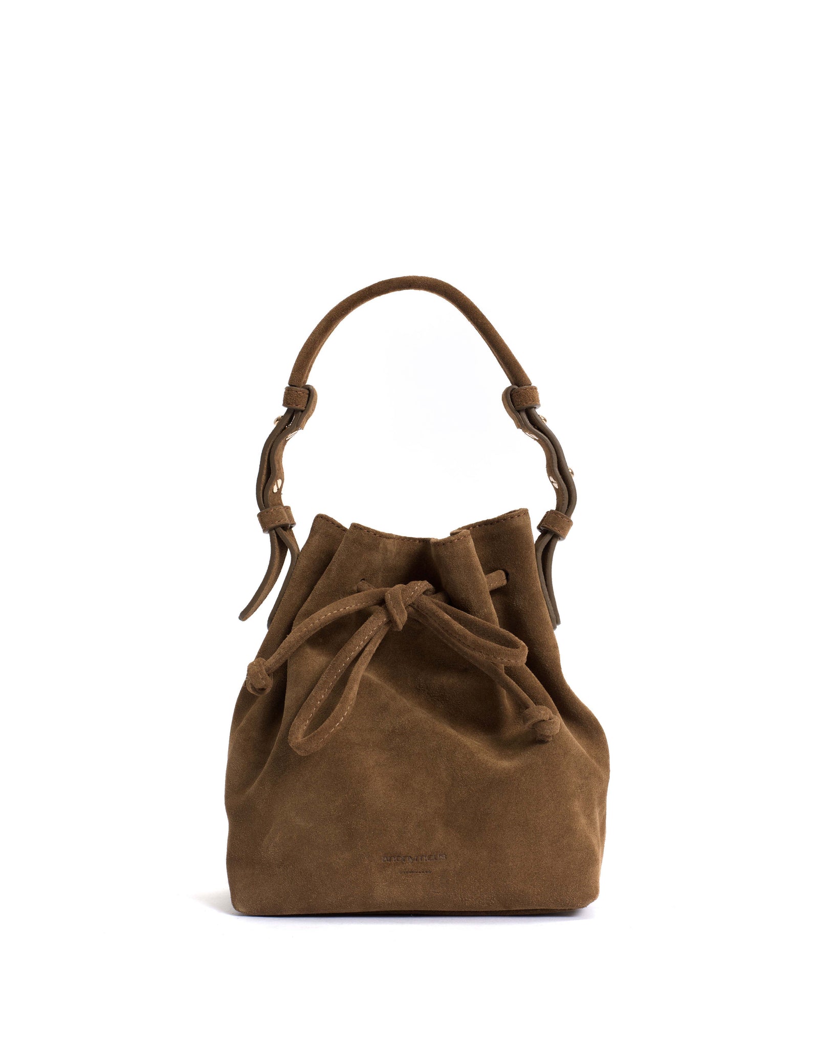 Kacey petite bucket bag Calf suede Cinnamon