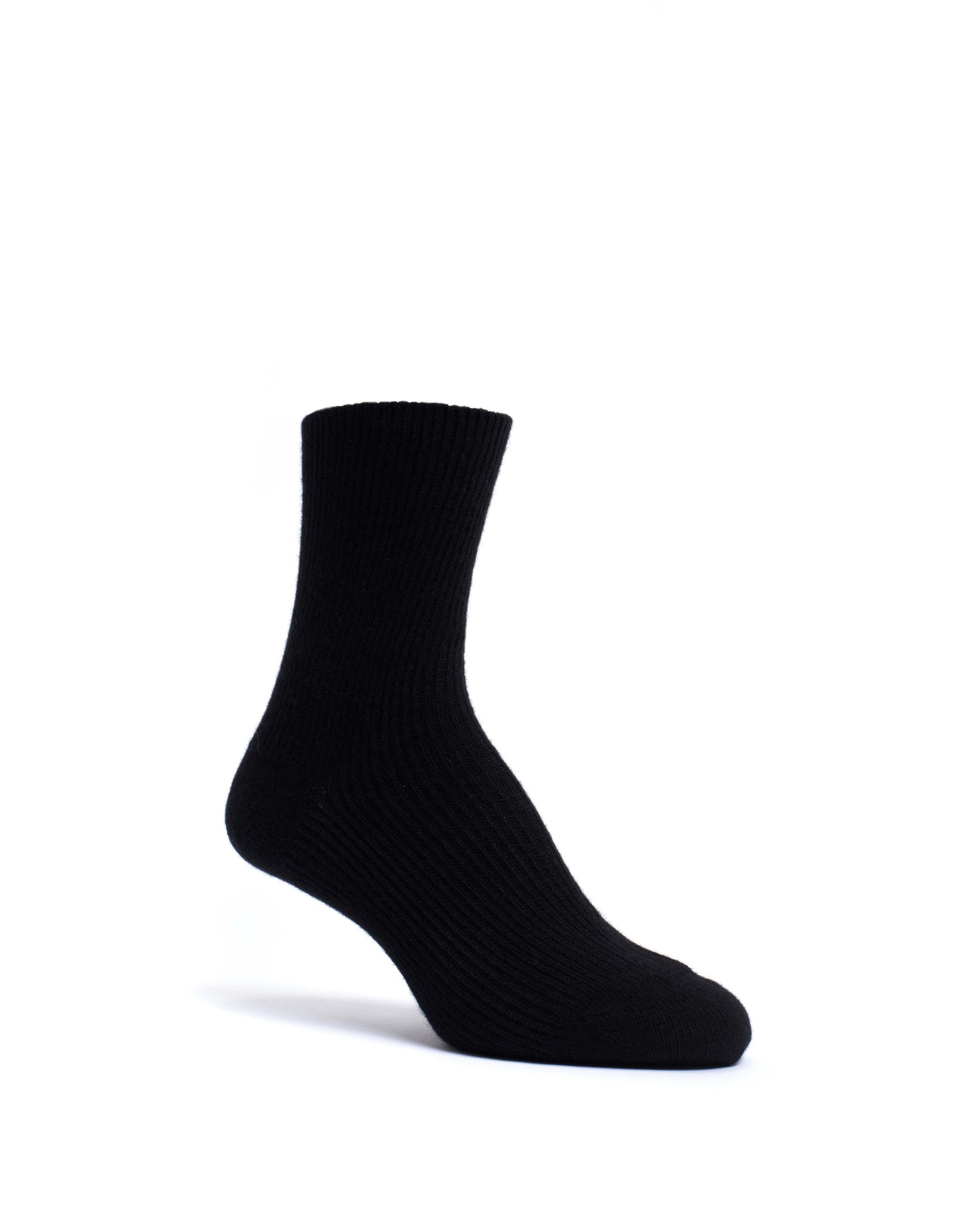 Lanai cashmere socks 70% cashmere 30% wool Black