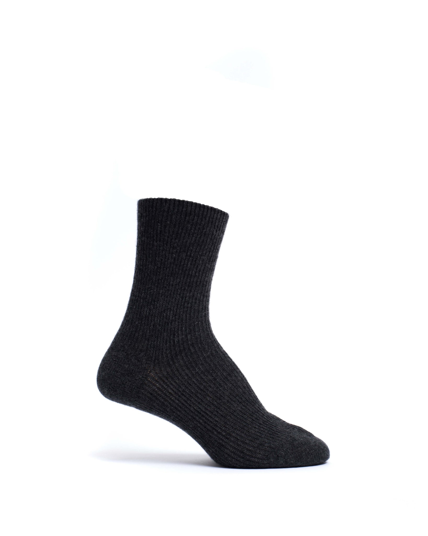 Lanai cashmere socks 70% cashmere 30% wool Dark grey