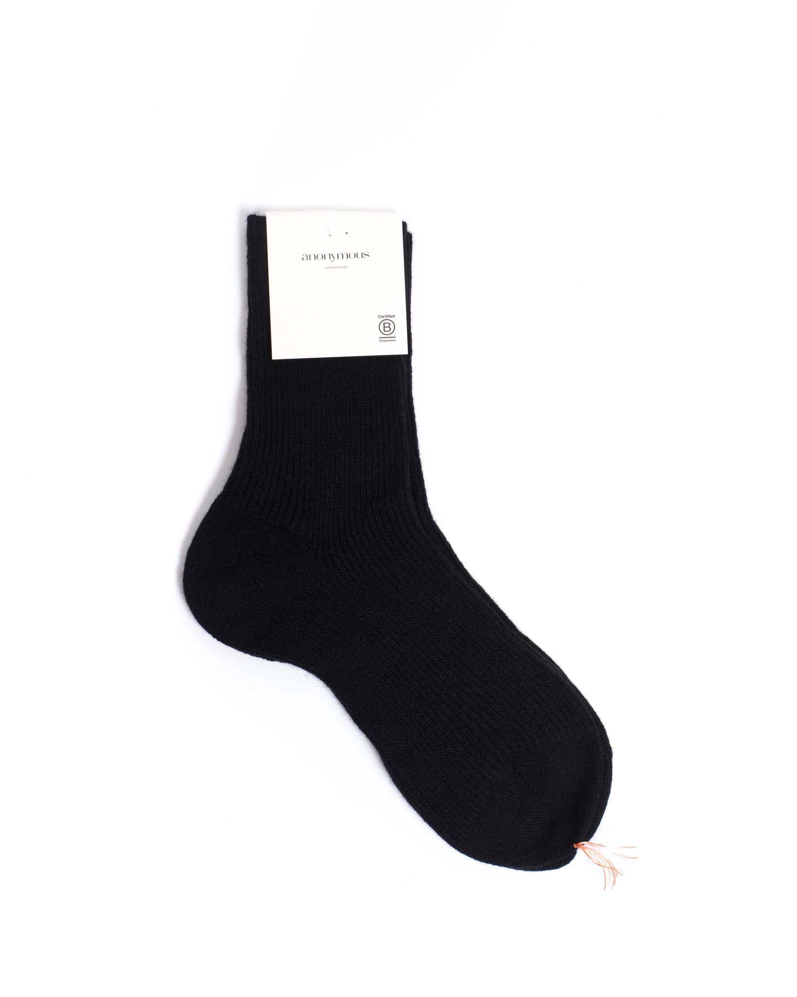 Lanai cashmere socks 70% wool 30% cashmere Black