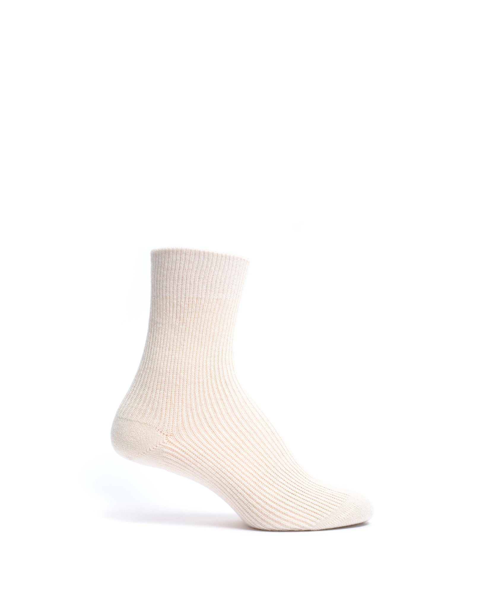 Lanai cashmere socks 70% cashmere 30% wool White sand