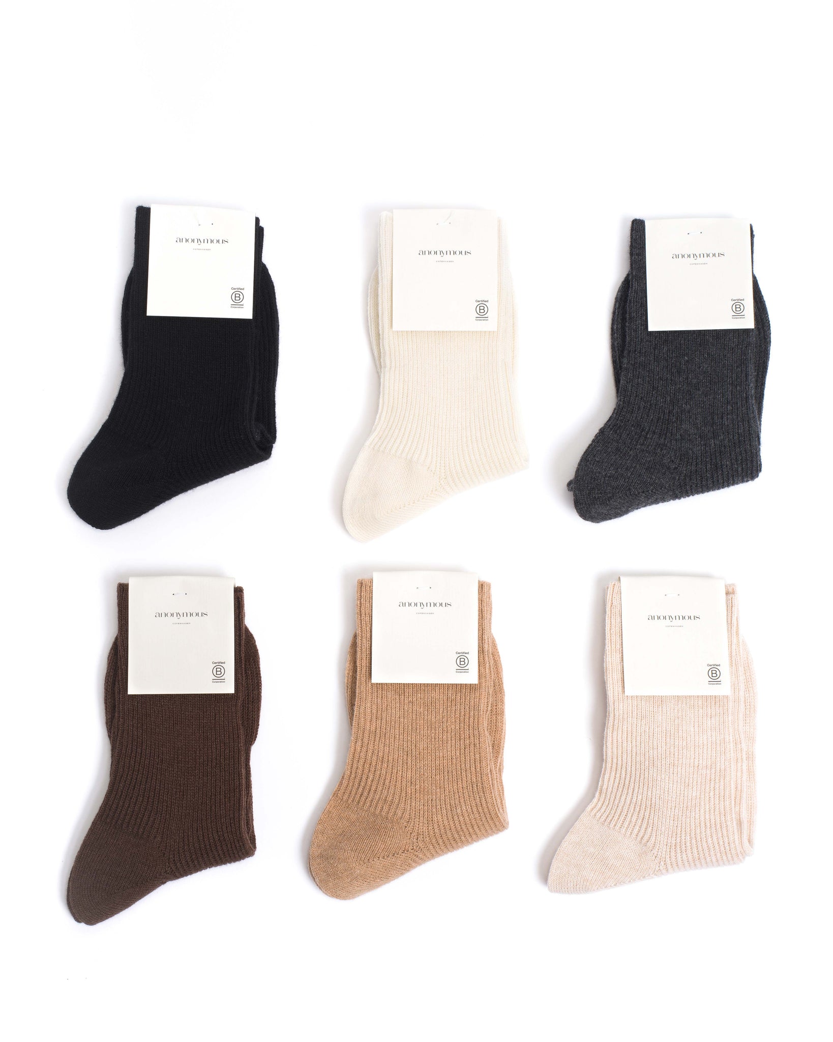 Lanai cashmere socks 70% cashmere 30% wool Powder