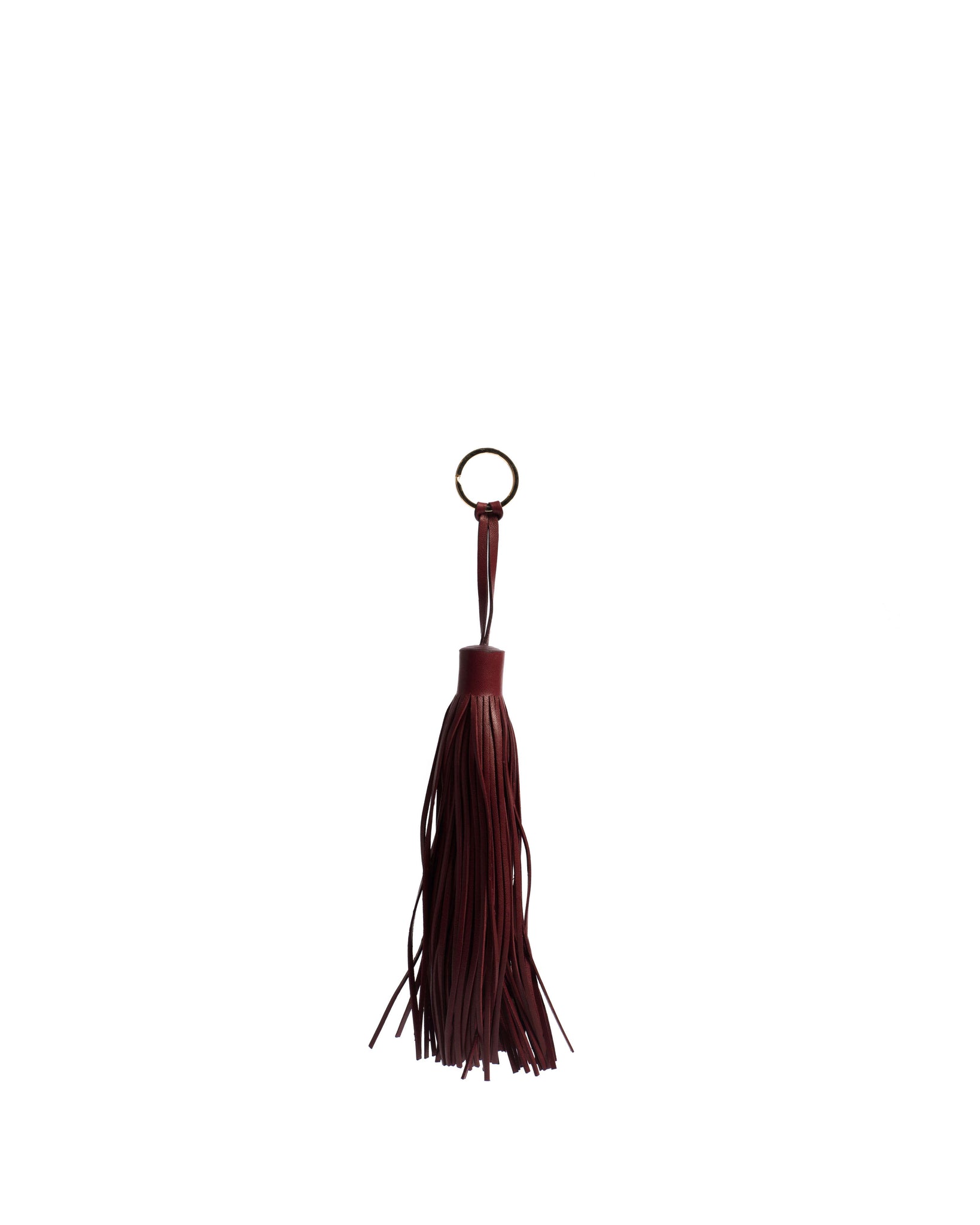 Langley fringe keyring Silky lamb Pomegranate