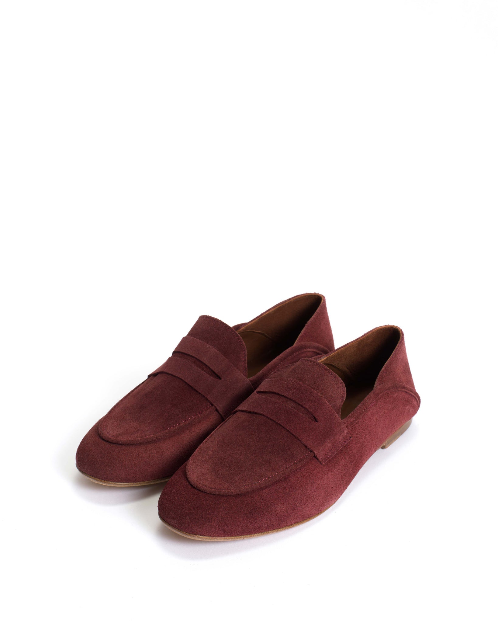 Lindsay Calf suede Pomegranate