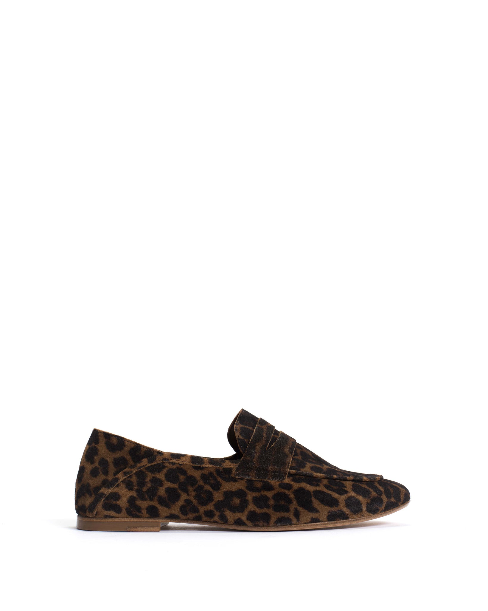 Lindsay Calf suede print Leopard