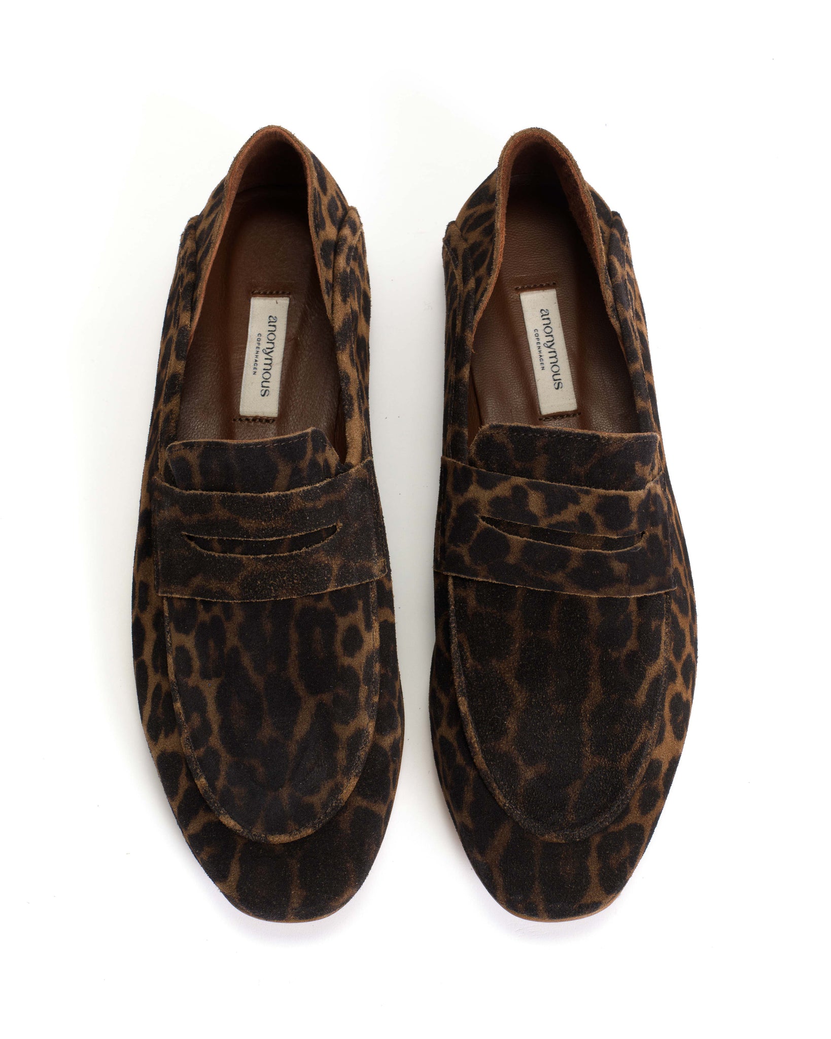 Lindsay Calf suede print Leopard