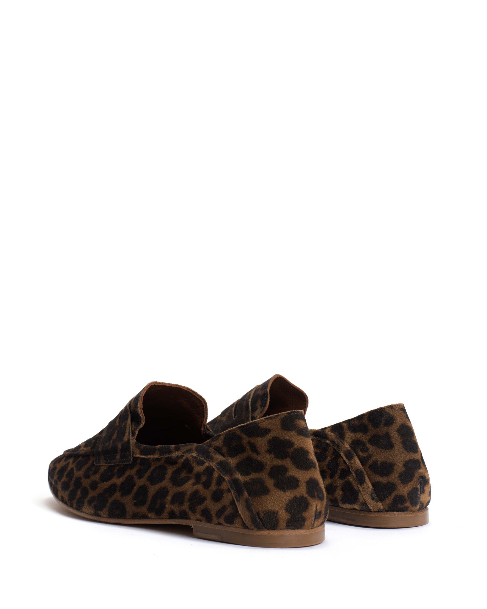 Lindsay Calf suede print Leopard