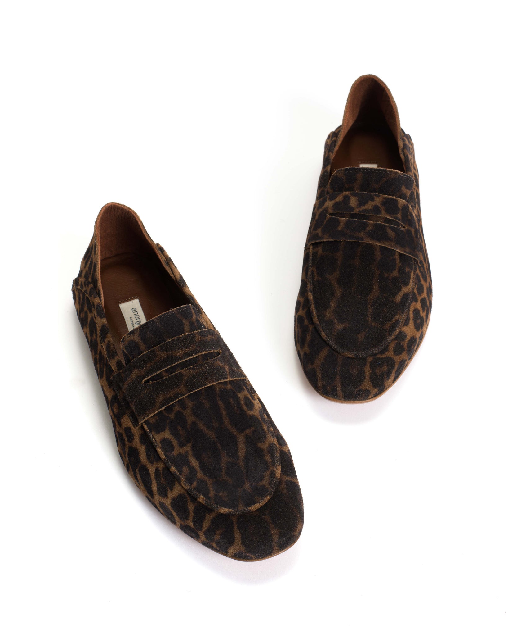 Lindsay Calf suede print Leopard